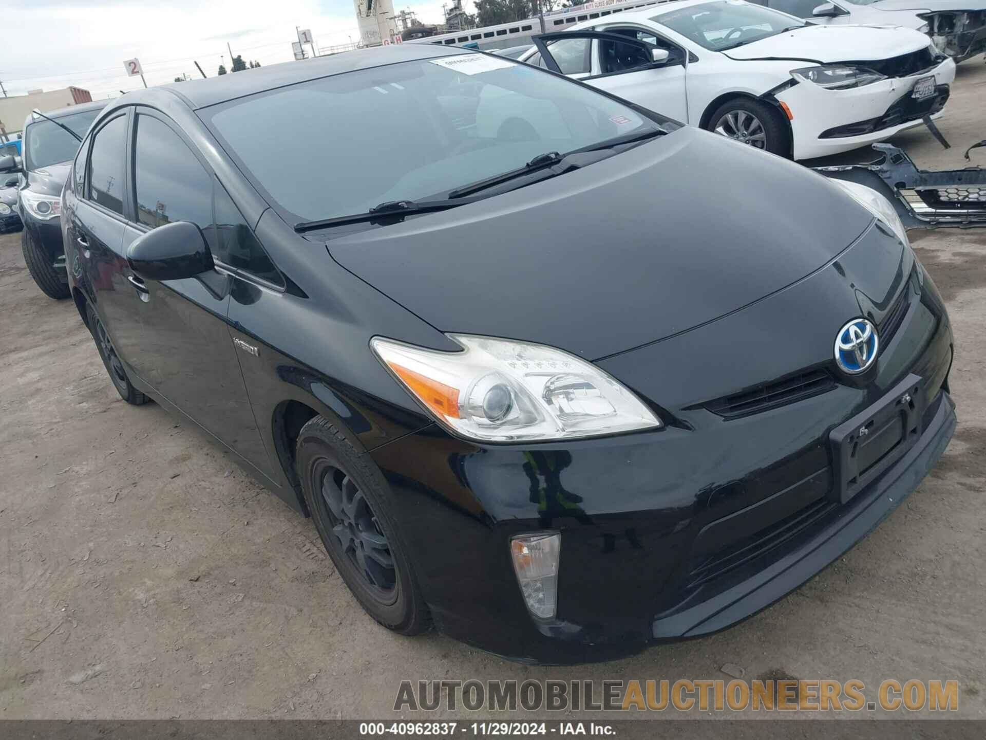 JTDKN3DU5C5376757 TOYOTA PRIUS 2012