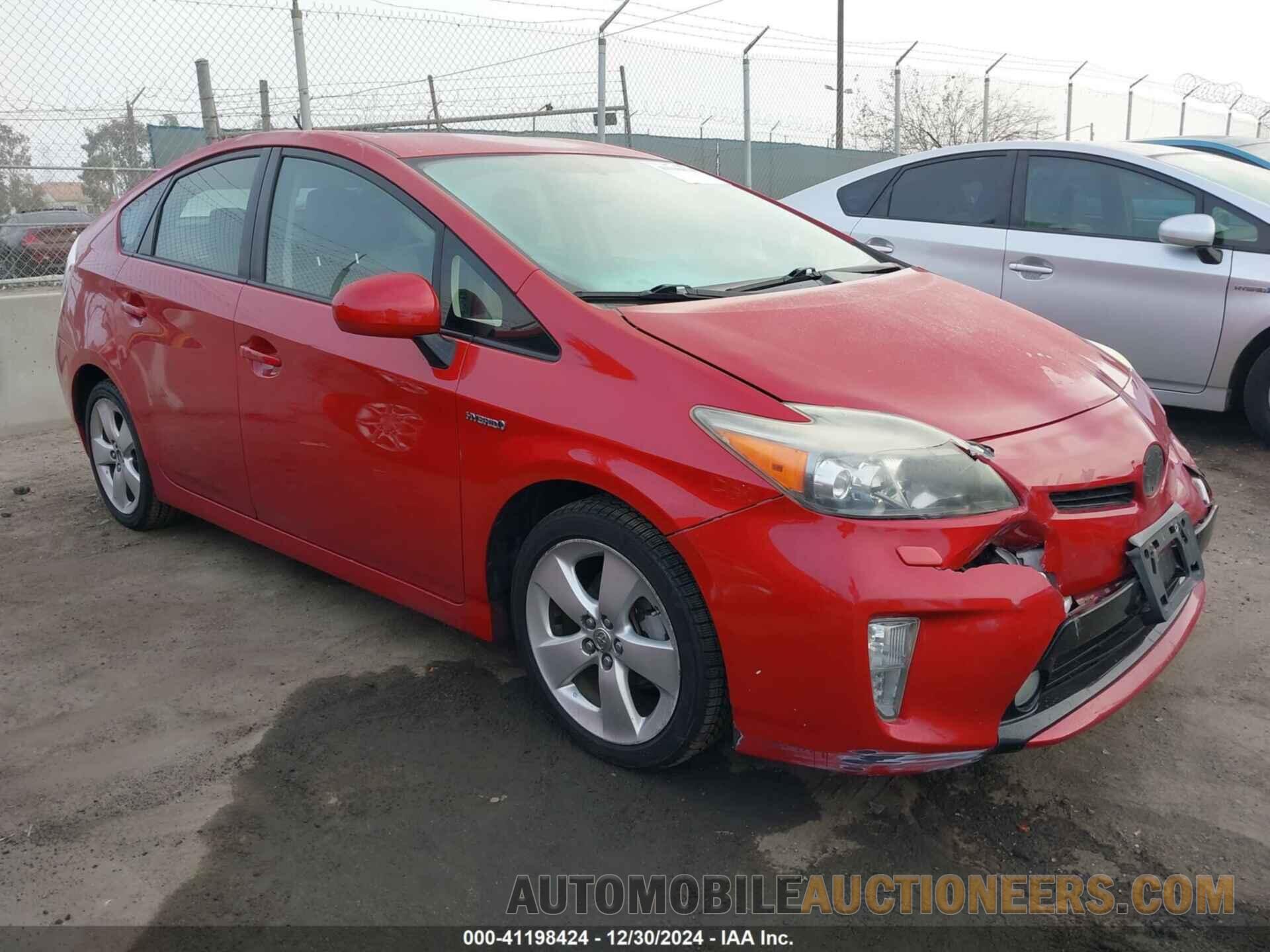 JTDKN3DU5C5429246 TOYOTA PRIUS 2012