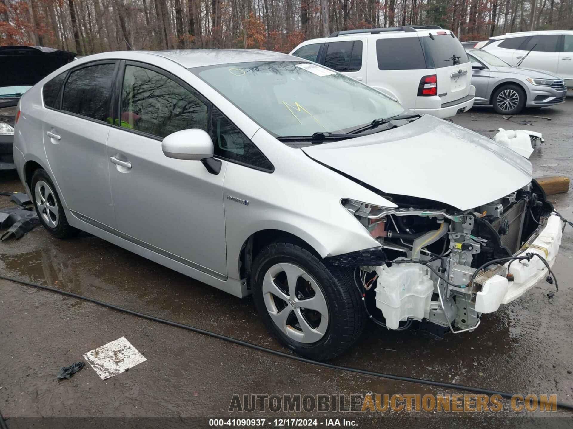 JTDKN3DU5C5485414 TOYOTA PRIUS 2012