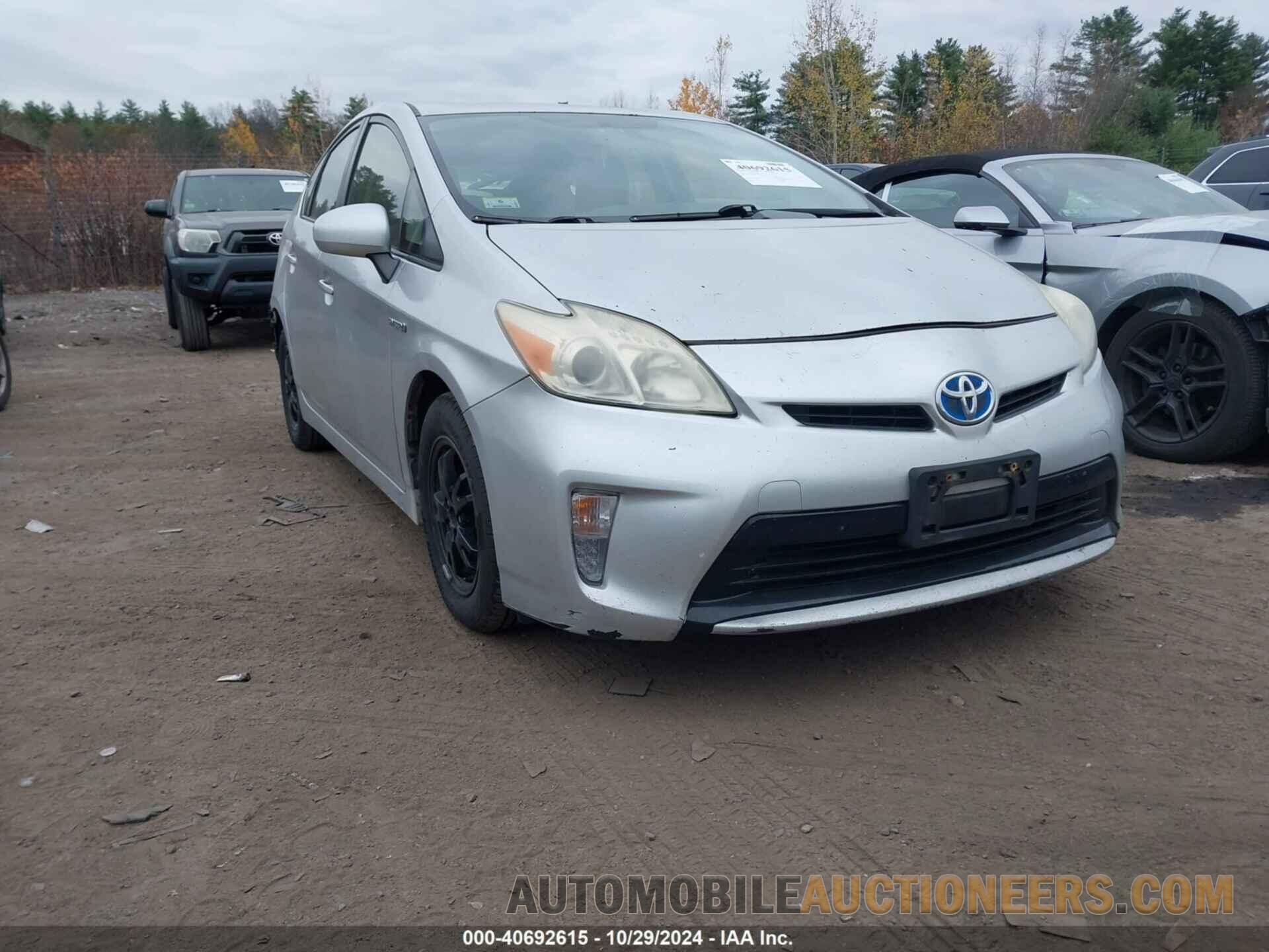 JTDKN3DU5C5506875 TOYOTA PRIUS 2012