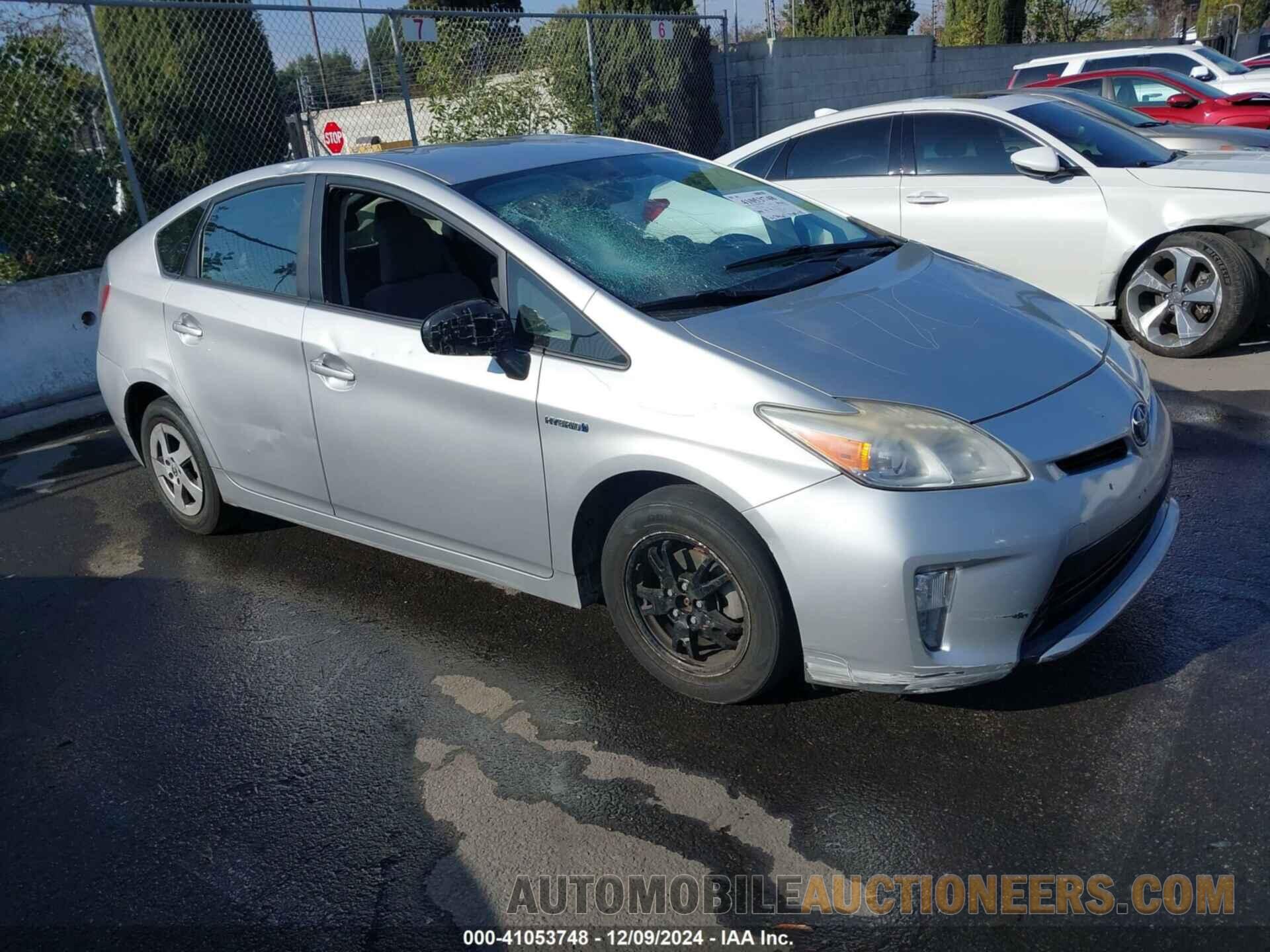 JTDKN3DU5D0351338 TOYOTA PRIUS 2013