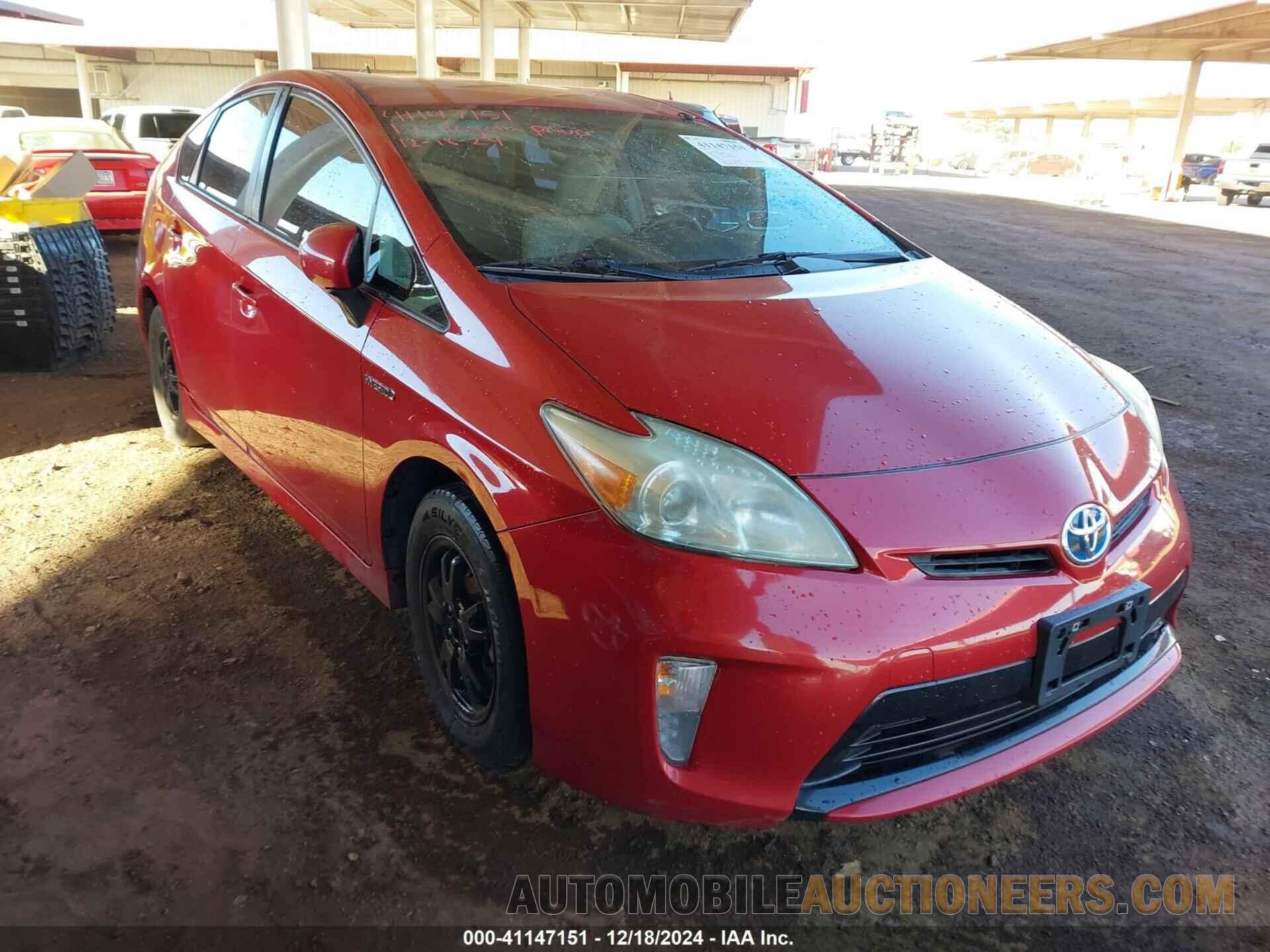 JTDKN3DU5D0354286 TOYOTA PRIUS 2013