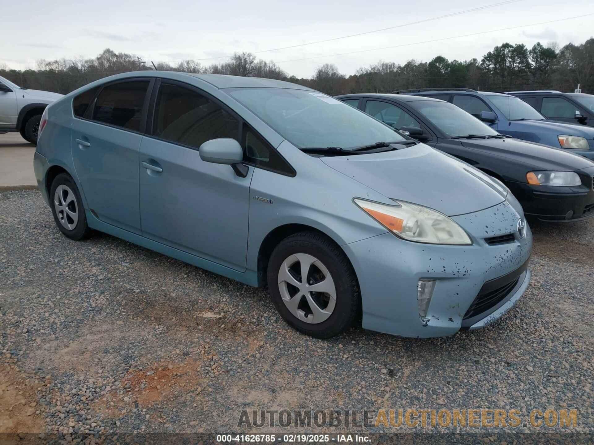 JTDKN3DU5D1710763 TOYOTA PRIUS 2013