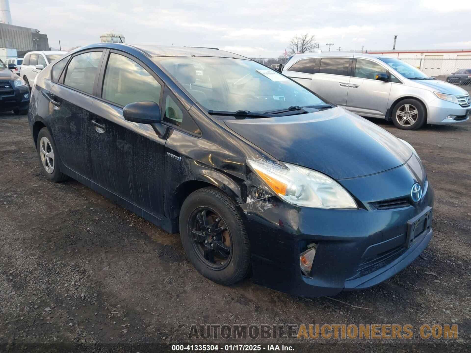 JTDKN3DU5E0357139 TOYOTA PRIUS 2014