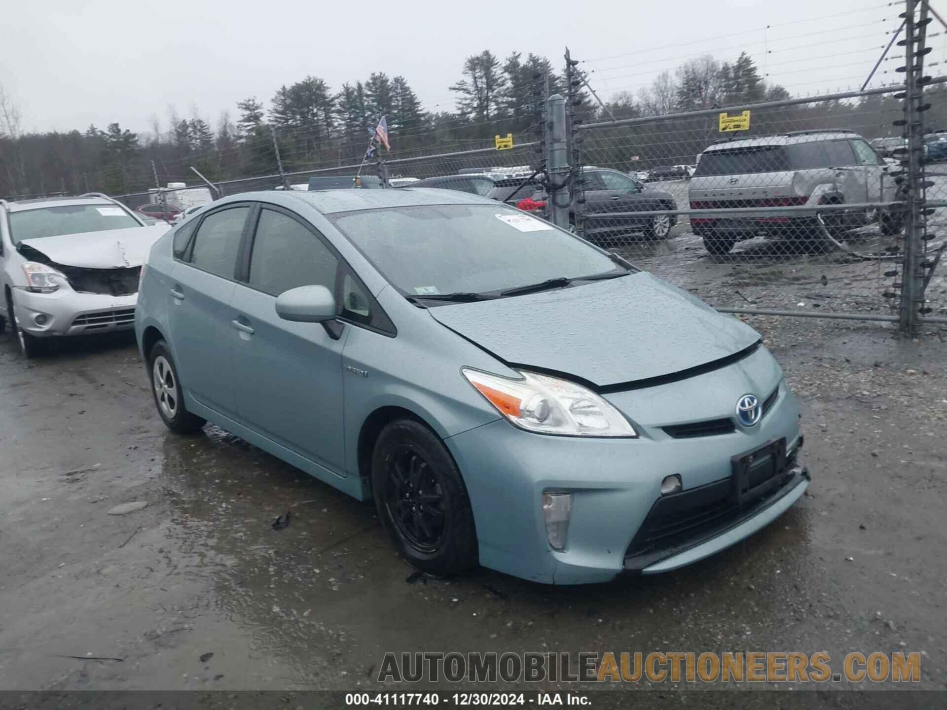 JTDKN3DU5E1759835 TOYOTA PRIUS 2014