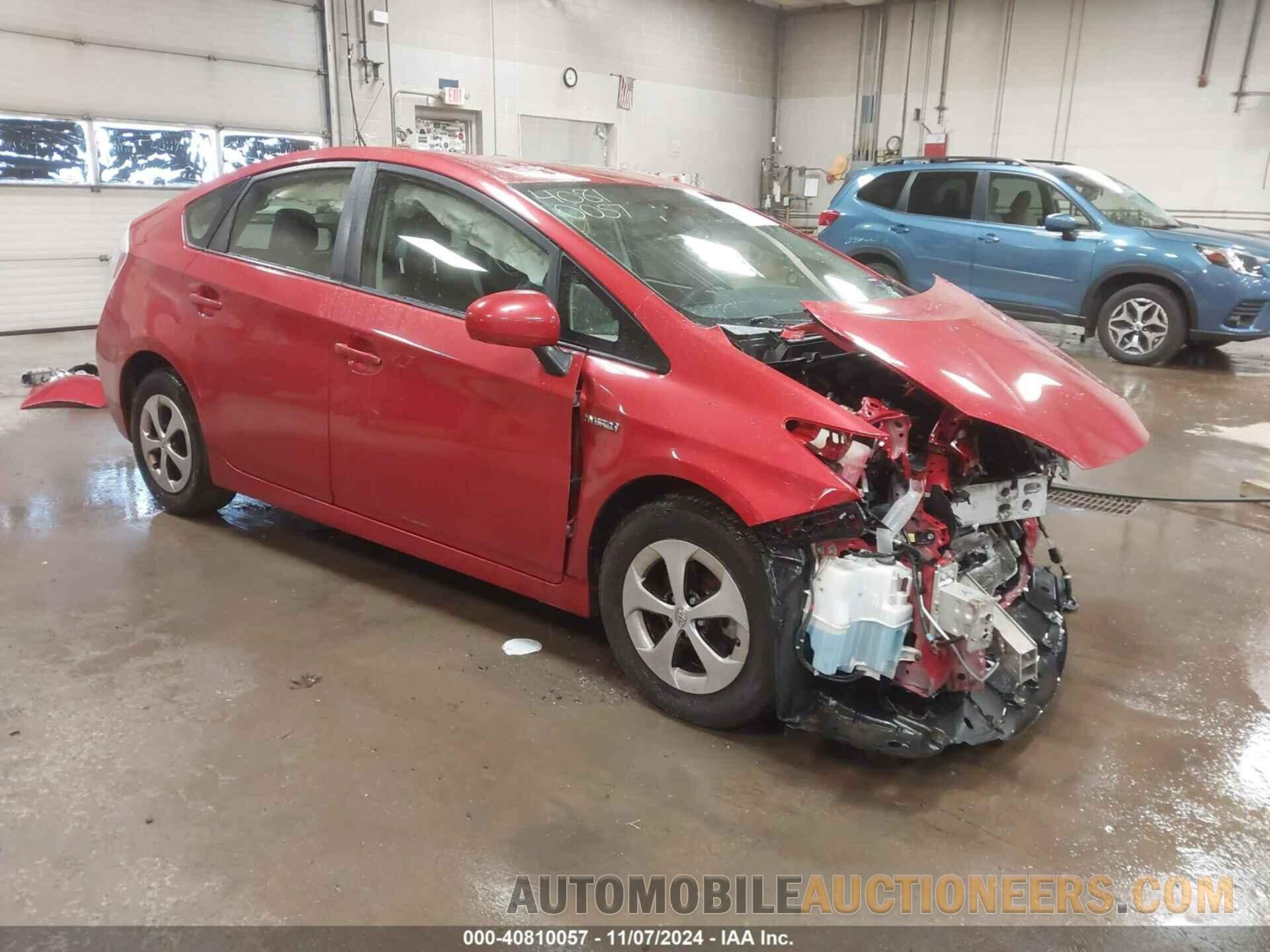 JTDKN3DU5E1776117 TOYOTA PRIUS 2014