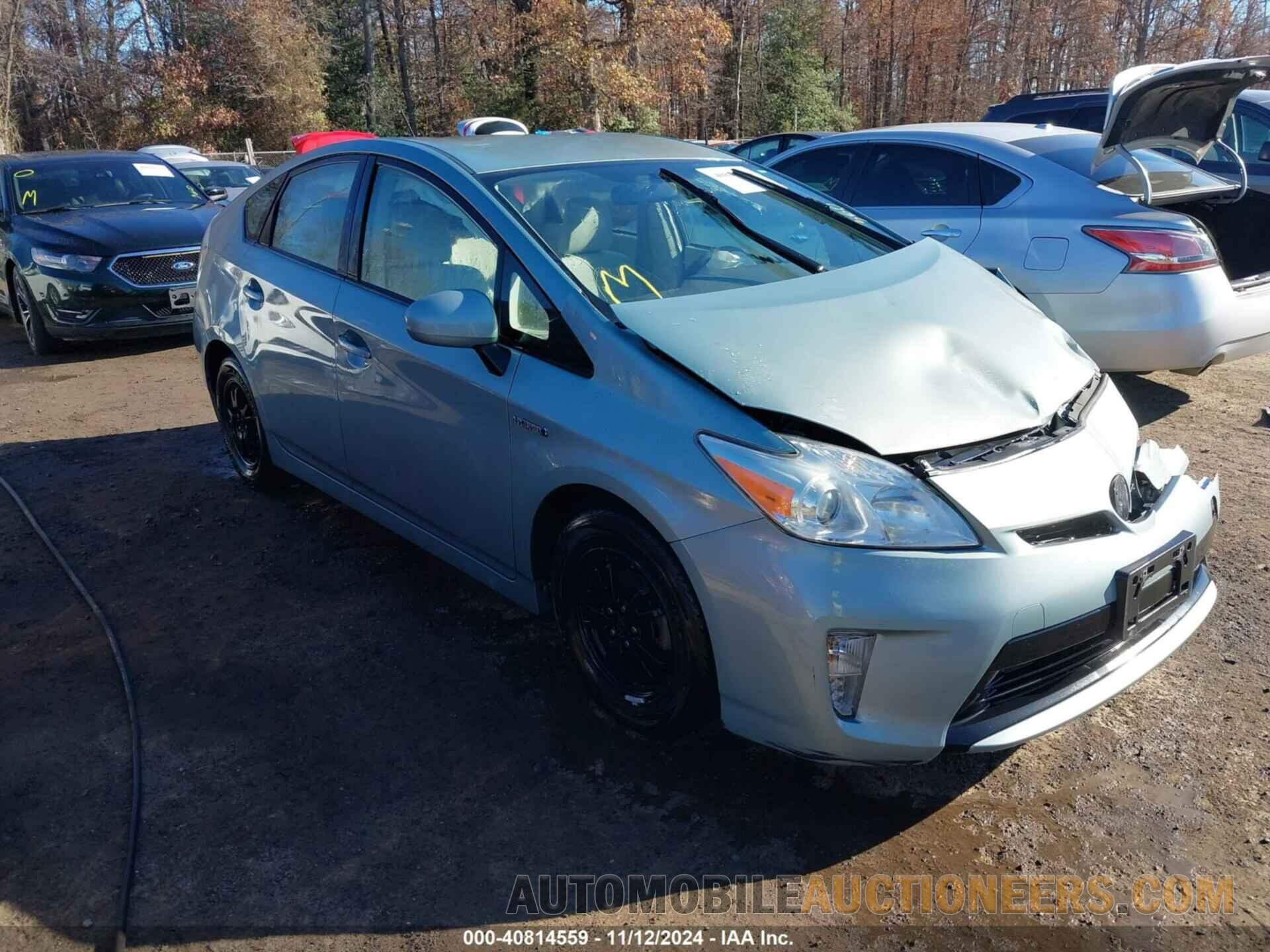 JTDKN3DU5E1804613 TOYOTA PRIUS 2014