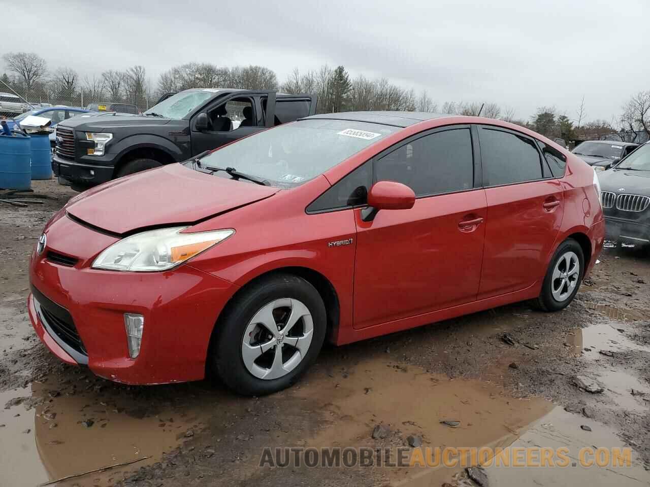 JTDKN3DU5E1814221 TOYOTA PRIUS 2014