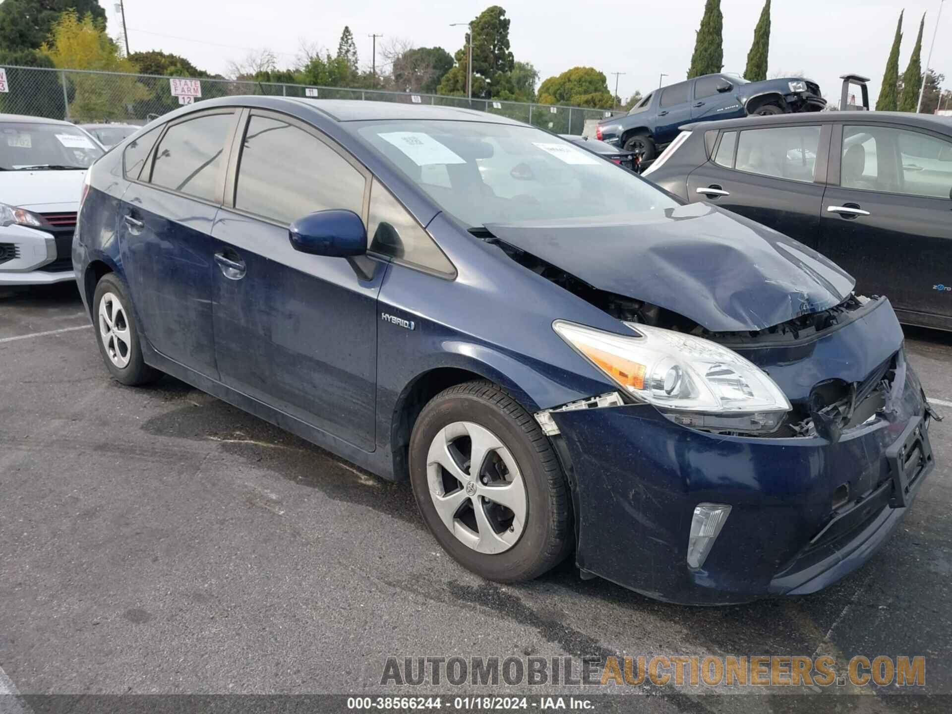 JTDKN3DU5F0427076 TOYOTA PRIUS 2015