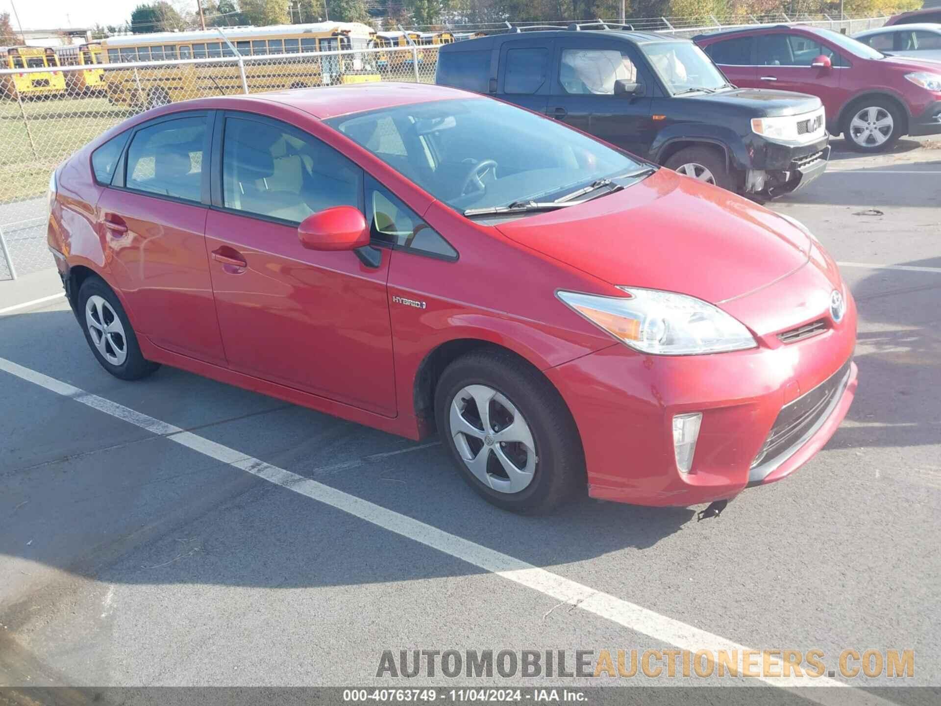 JTDKN3DU5F0463723 TOYOTA PRIUS 2015