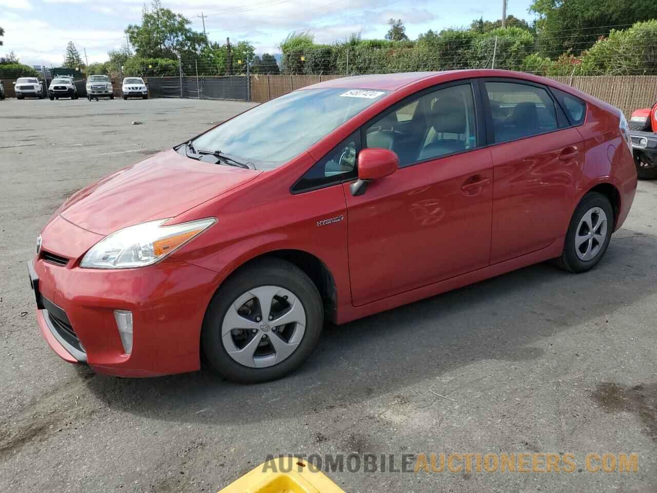 JTDKN3DU5F0465259 TOYOTA PRIUS 2015