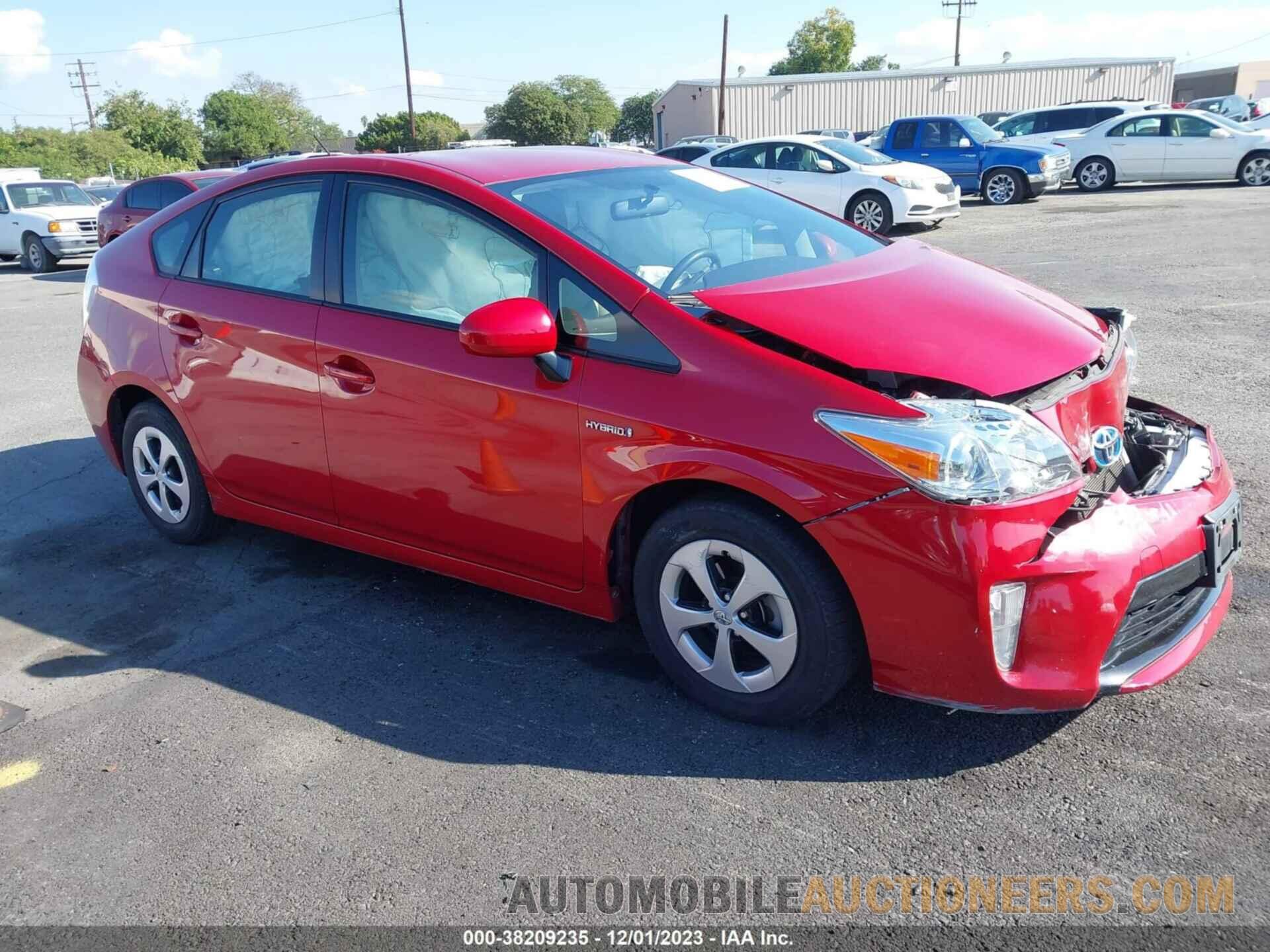 JTDKN3DU5F0474172 TOYOTA PRIUS 2015