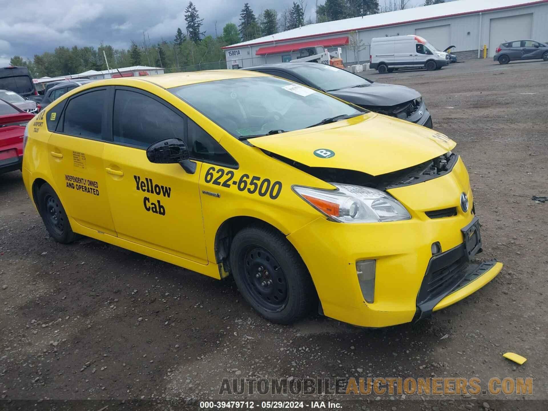 JTDKN3DU5F0482398 TOYOTA PRIUS 2015