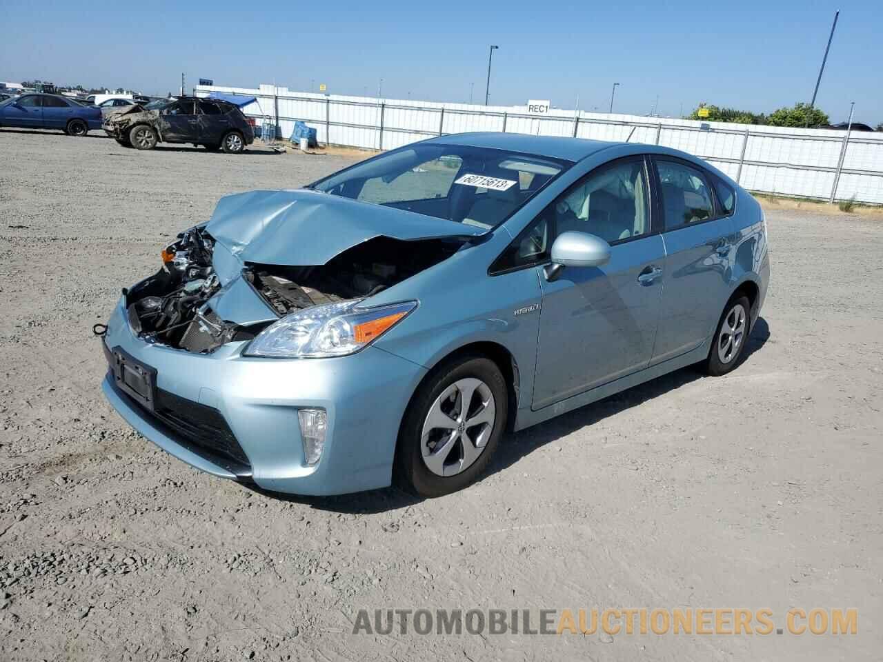 JTDKN3DU5F1905605 TOYOTA PRIUS 2015