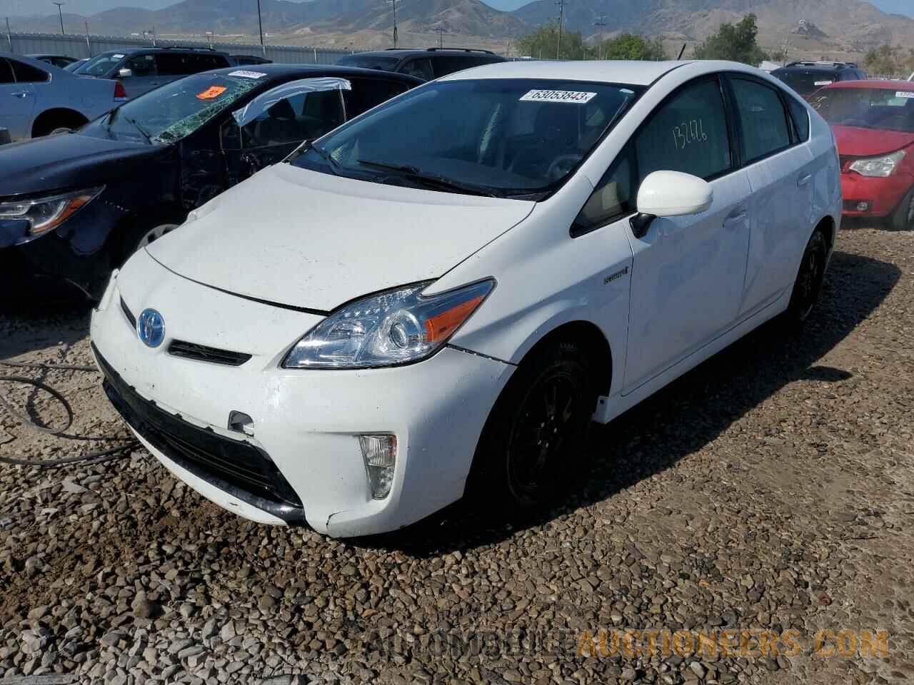 JTDKN3DU5F1912604 TOYOTA PRIUS 2015