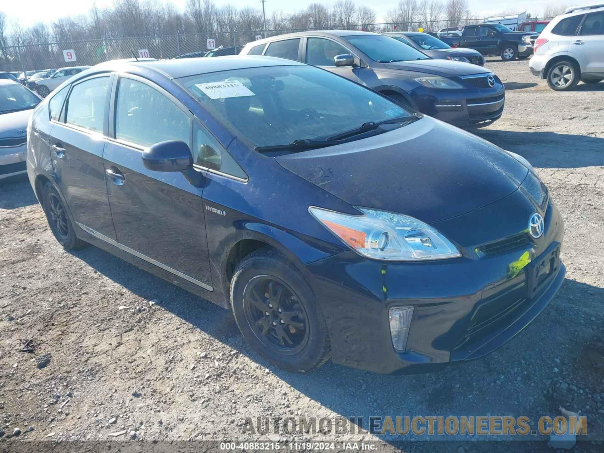 JTDKN3DU5F1912862 TOYOTA PRIUS 2015