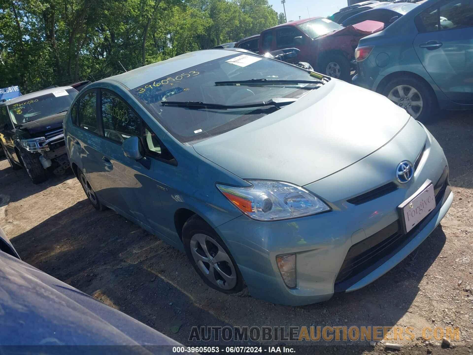 JTDKN3DU5F1949622 TOYOTA PRIUS 2015