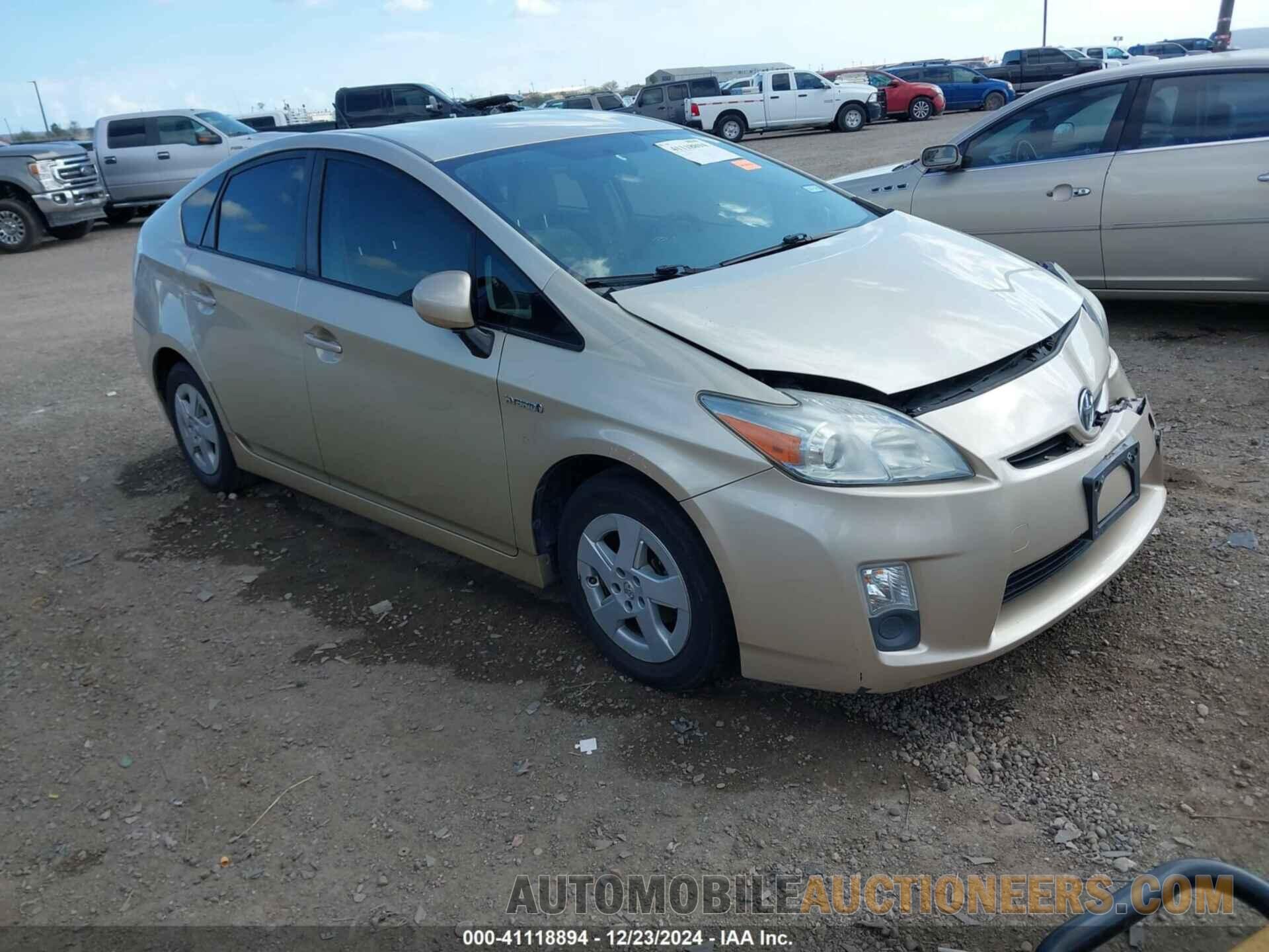 JTDKN3DU6B0312108 TOYOTA PRIUS 2011