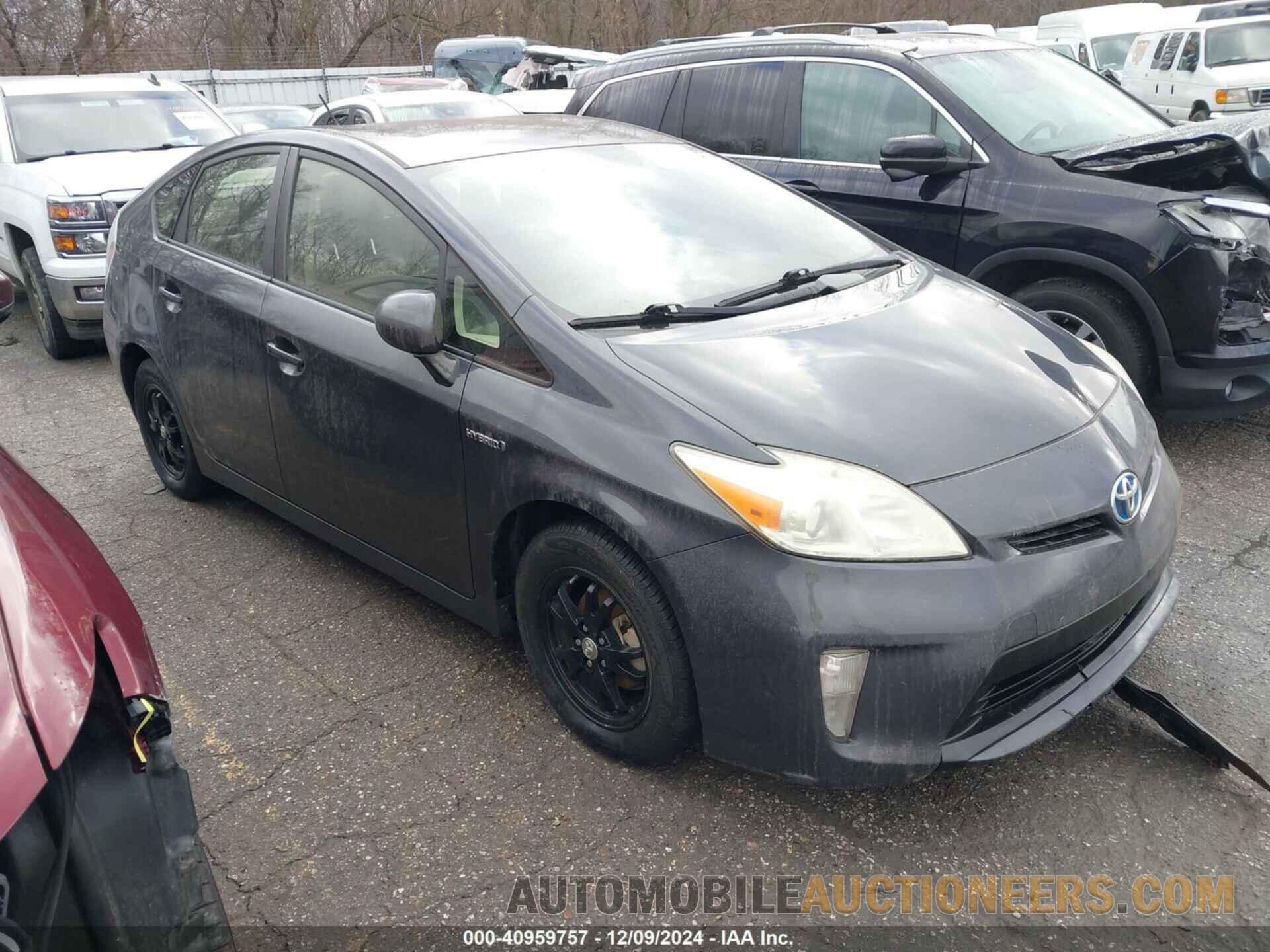 JTDKN3DU6C1526379 TOYOTA PRIUS 2012