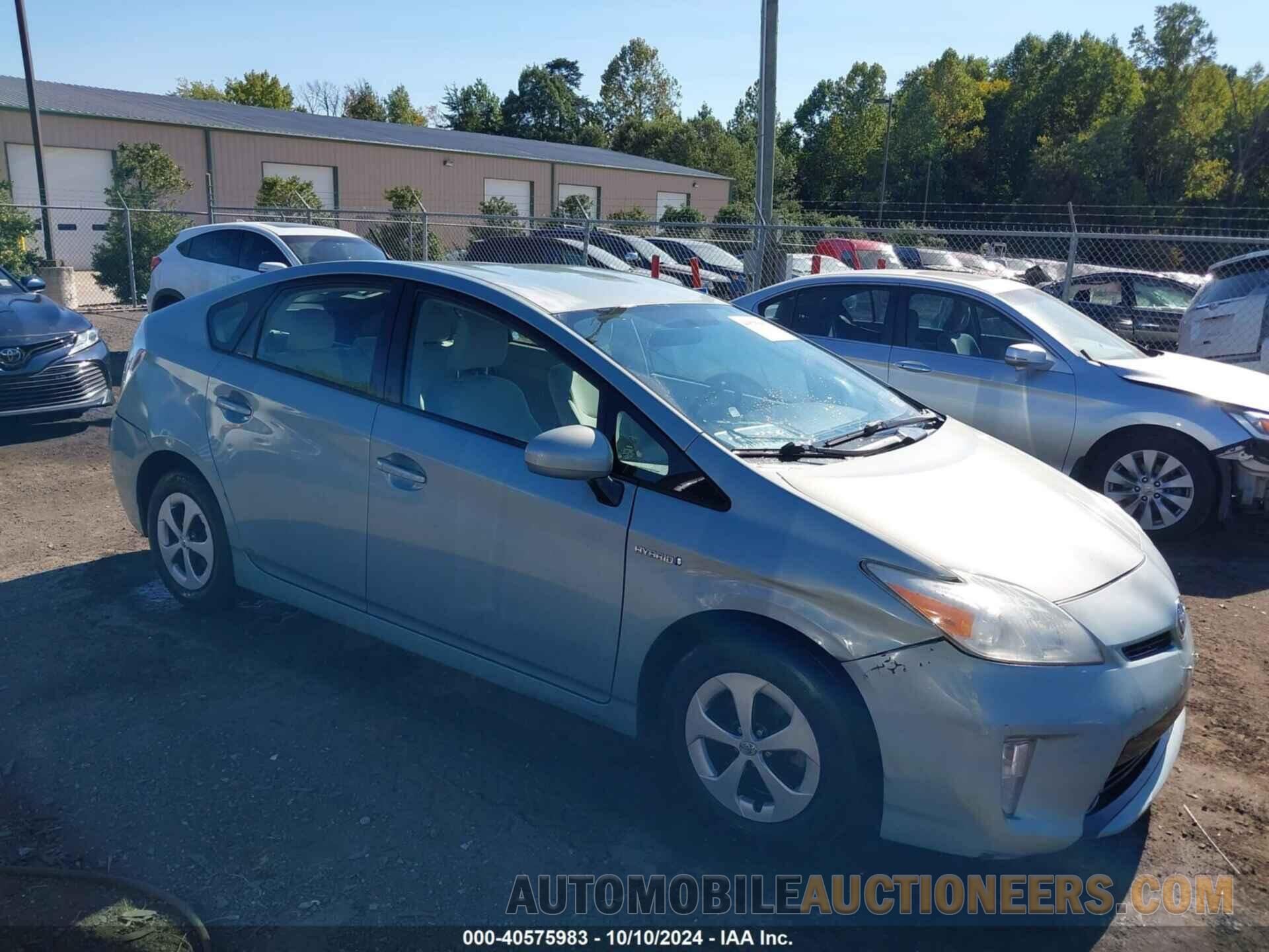 JTDKN3DU6C5382857 TOYOTA PRIUS 2012