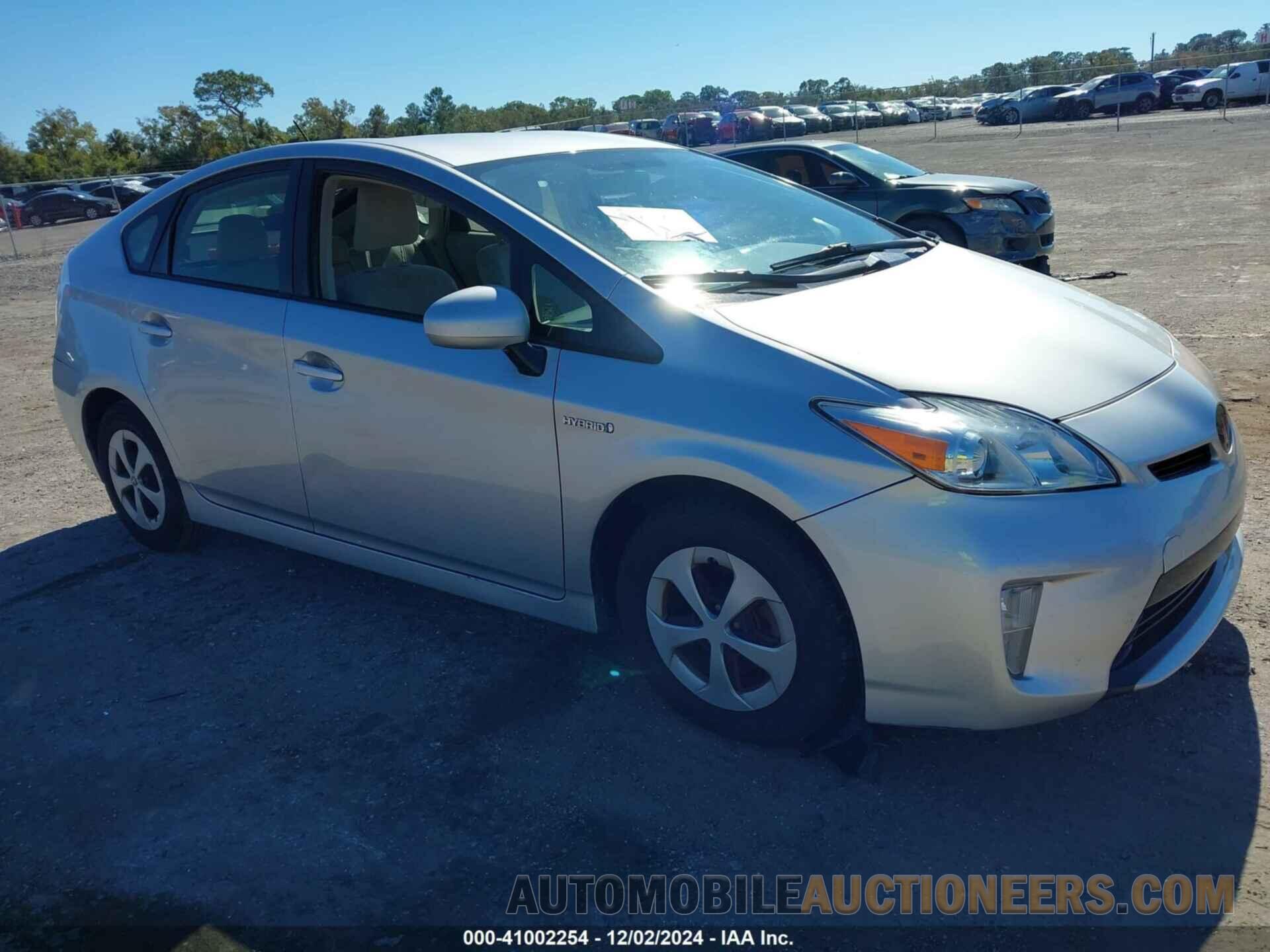 JTDKN3DU6C5435864 TOYOTA PRIUS 2012