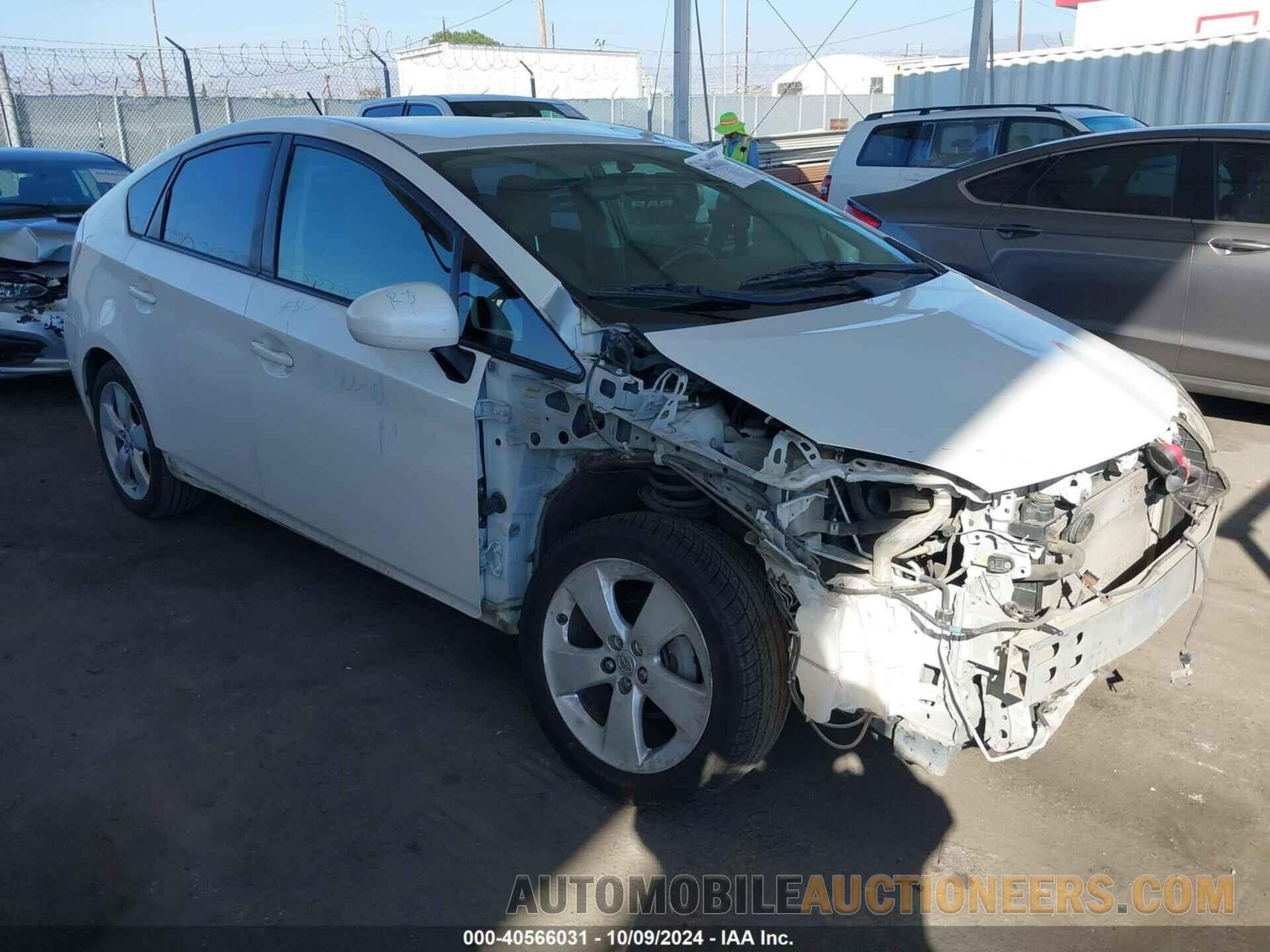 JTDKN3DU6C5495658 TOYOTA PRIUS 2012