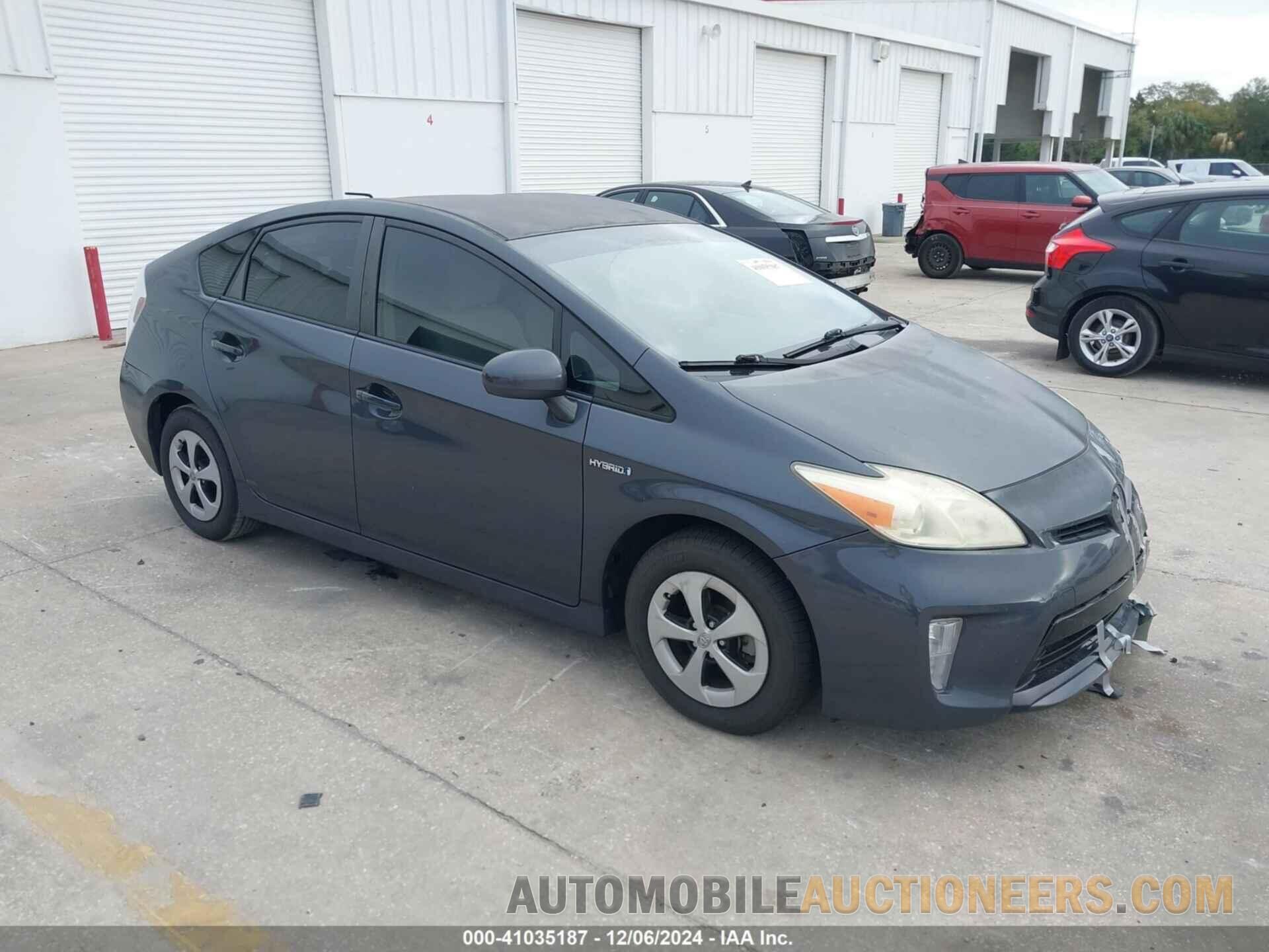 JTDKN3DU6C5497054 TOYOTA PRIUS 2012