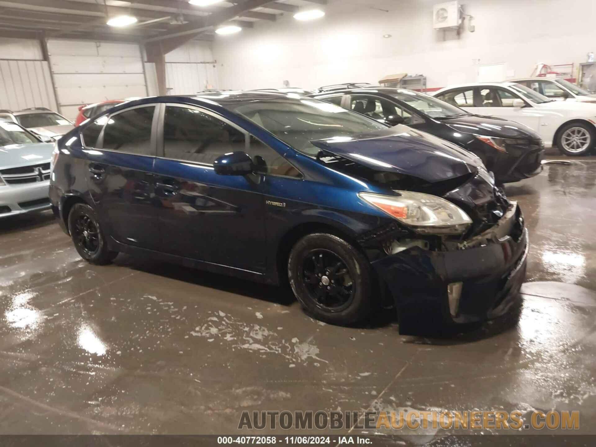 JTDKN3DU6D1617590 TOYOTA PRIUS 2013