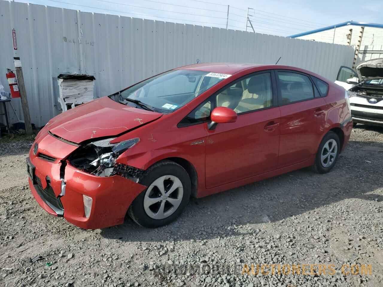 JTDKN3DU6D1711050 TOYOTA PRIUS 2013