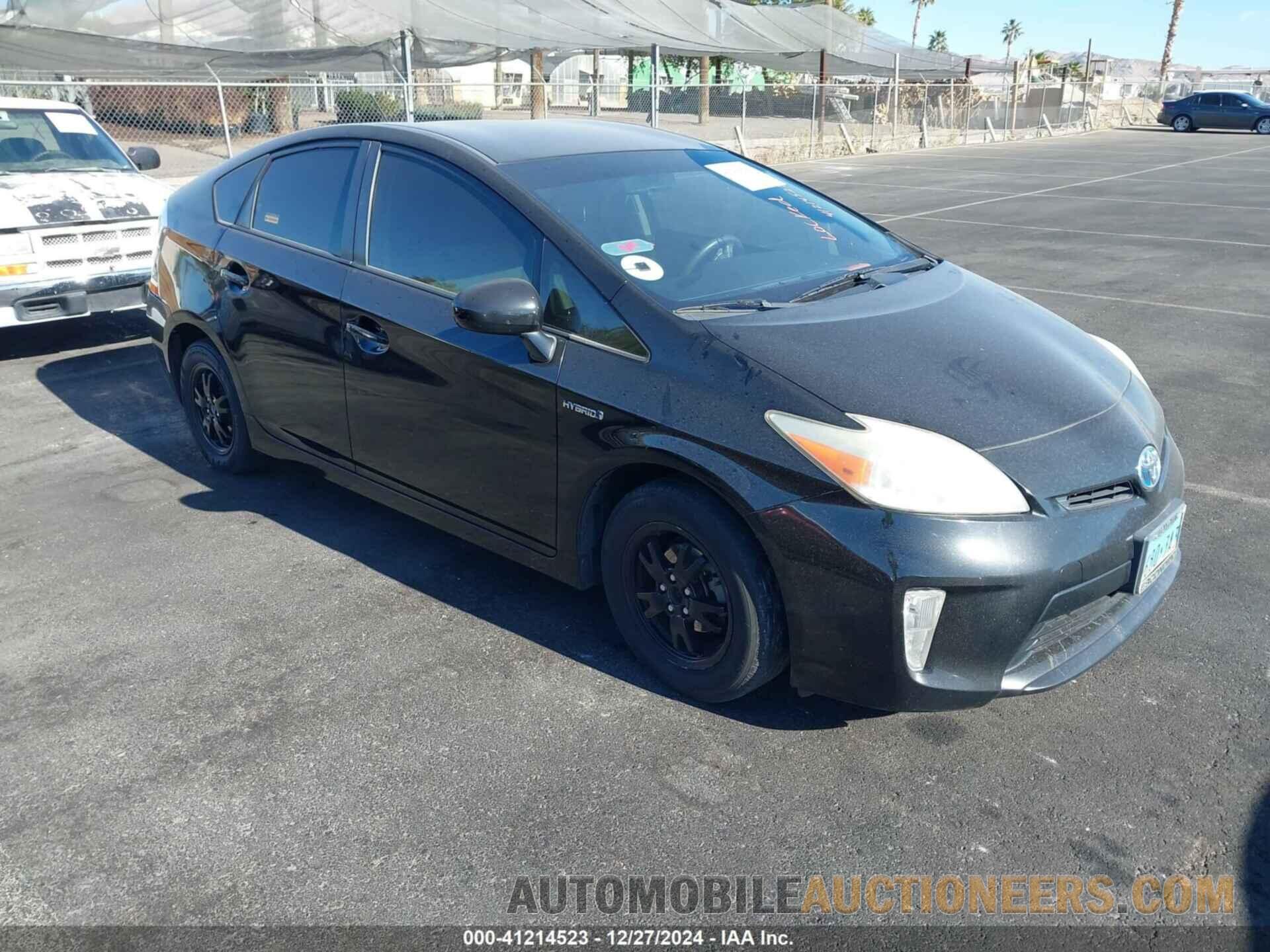 JTDKN3DU6D5543595 TOYOTA PRIUS 2013