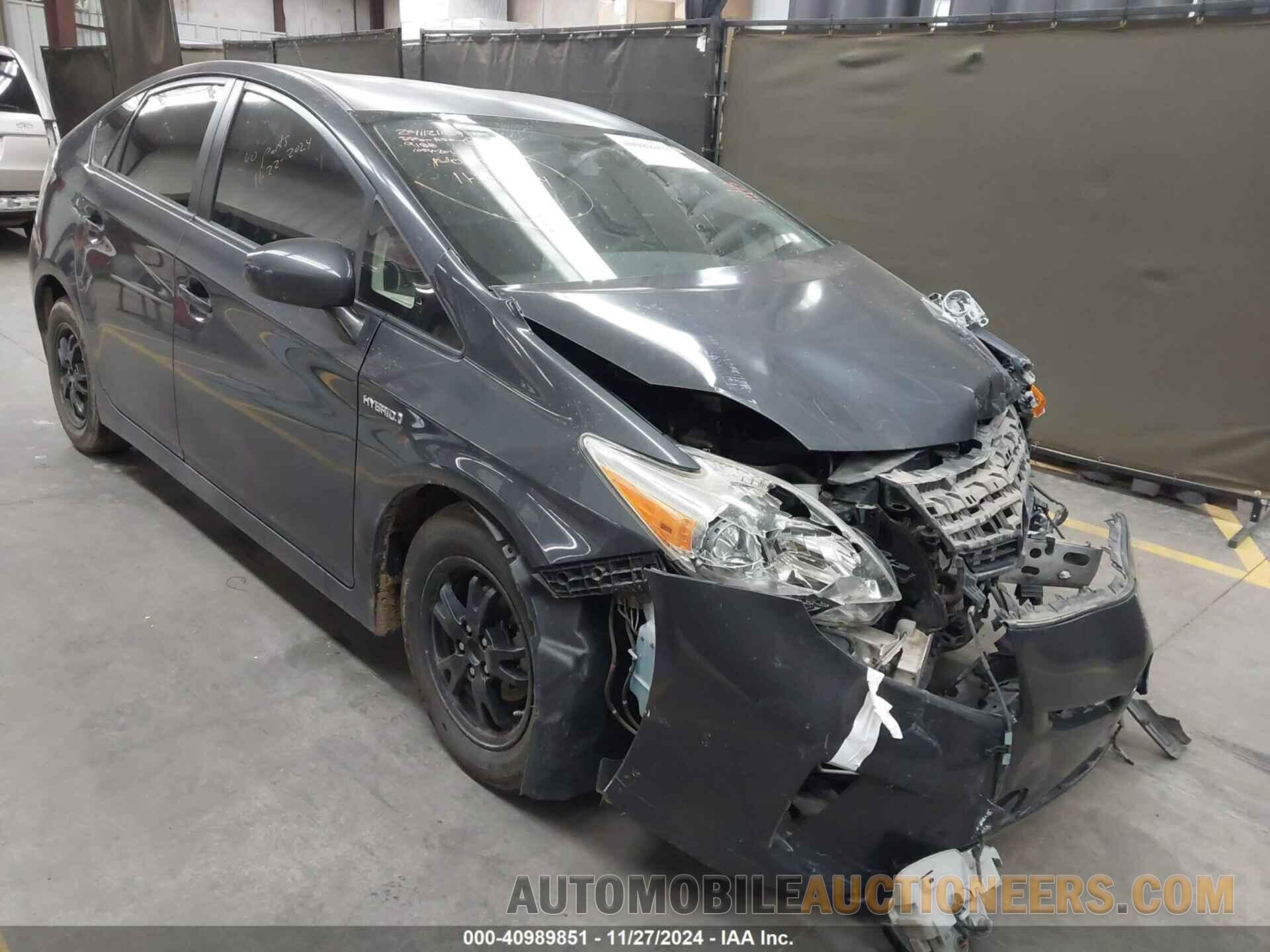 JTDKN3DU6D5609188 TOYOTA PRIUS 2013