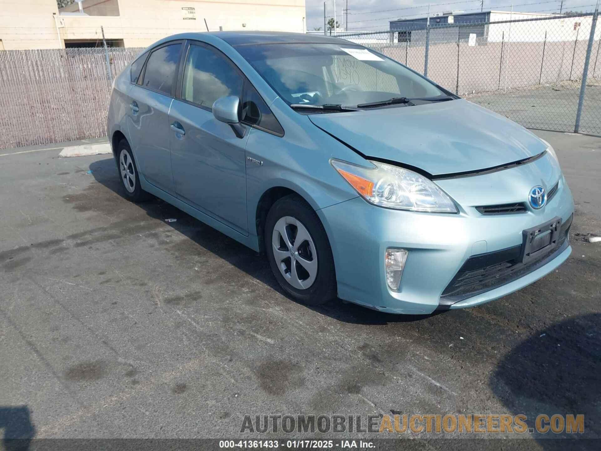 JTDKN3DU6D5699538 TOYOTA PRIUS 2013