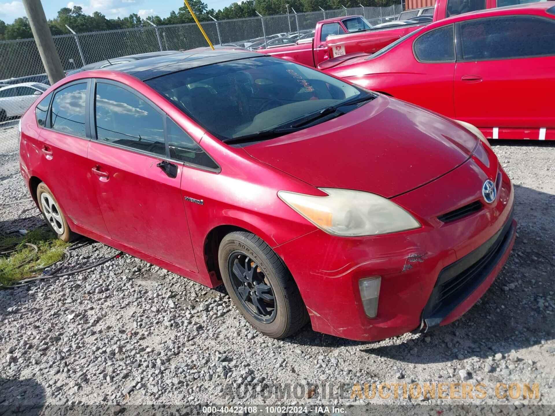 JTDKN3DU6E1752568 TOYOTA PRIUS 2014