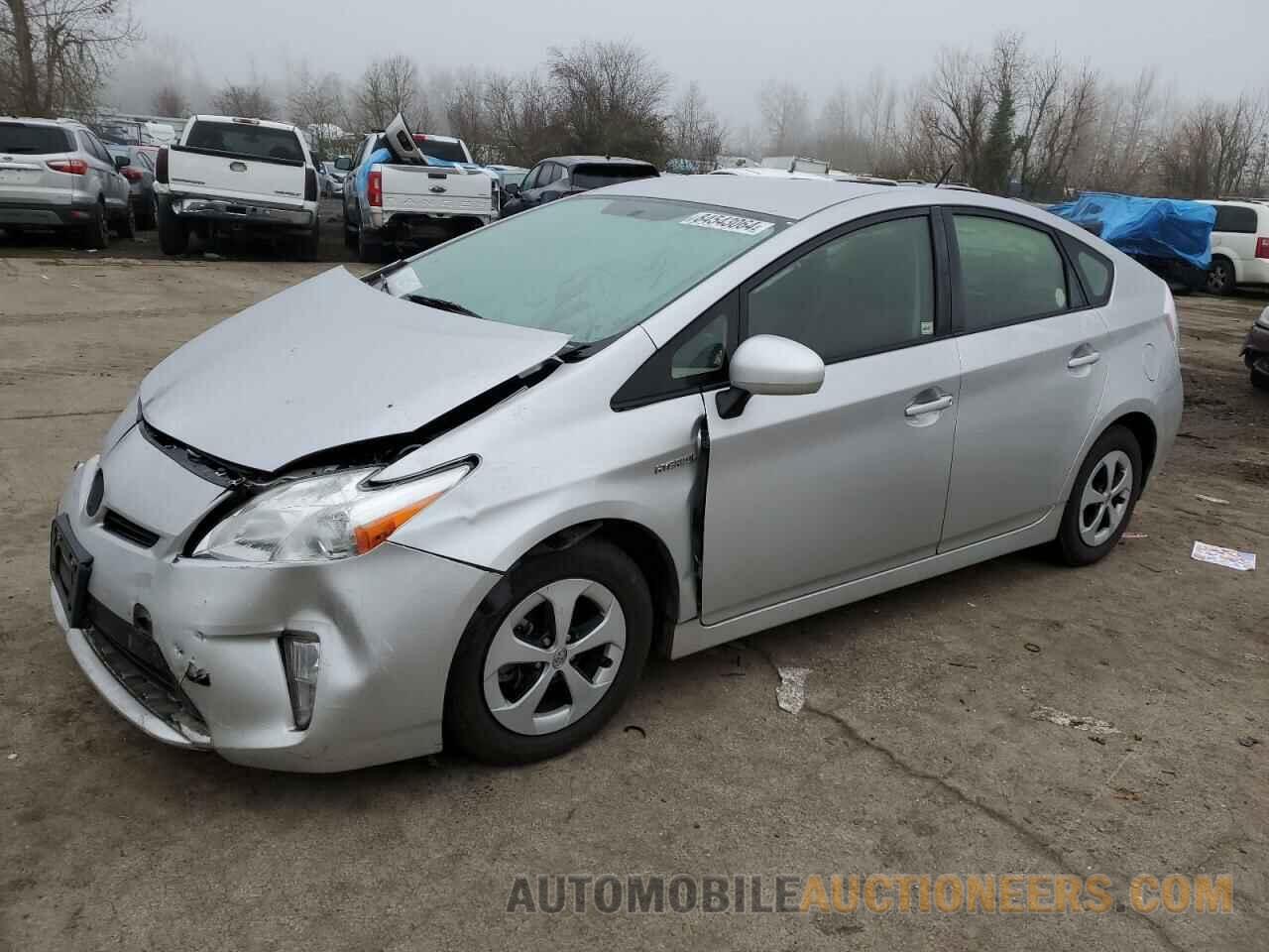 JTDKN3DU6E1767667 TOYOTA PRIUS 2014