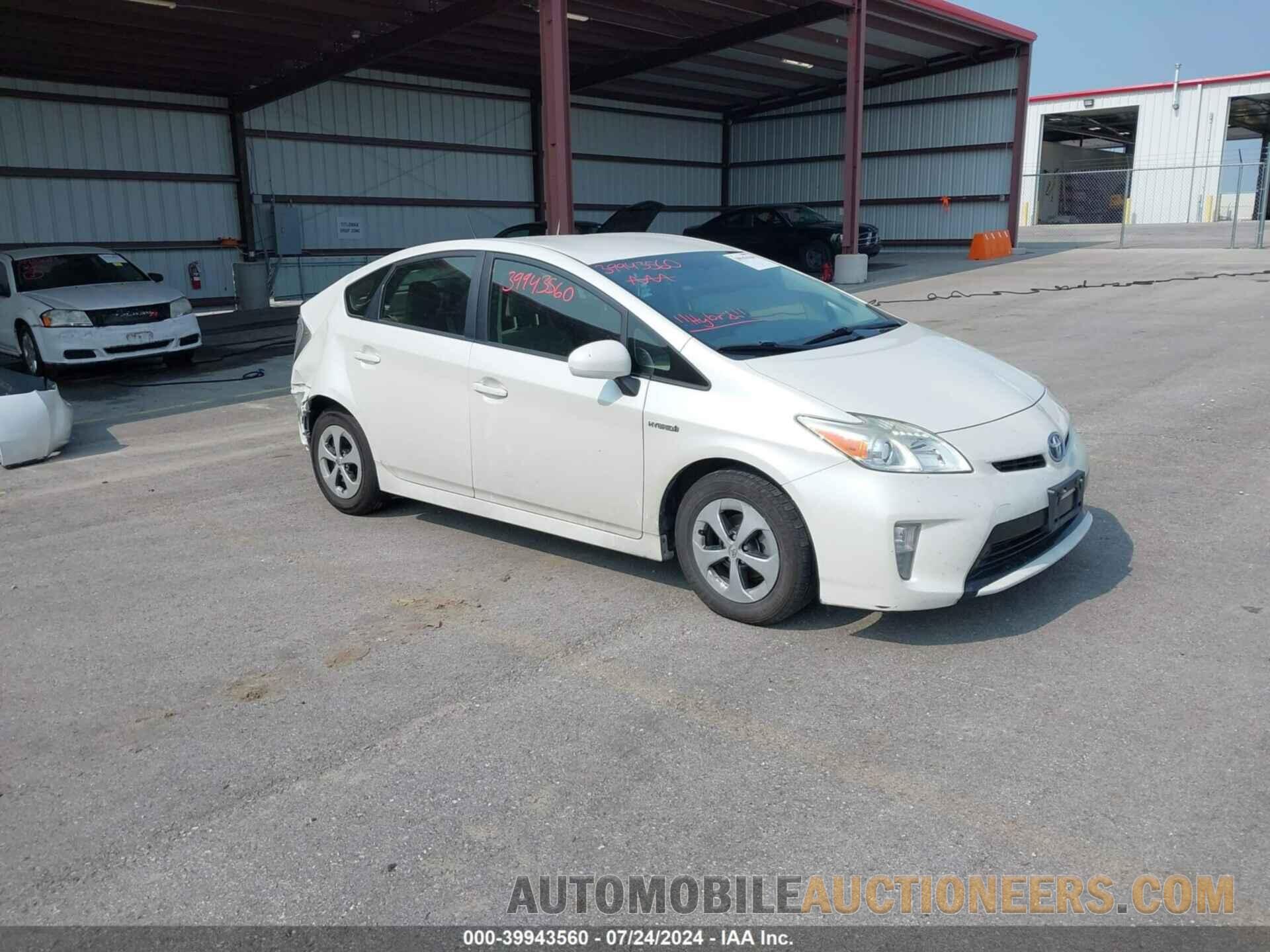 JTDKN3DU6F0396906 TOYOTA PRIUS 2015