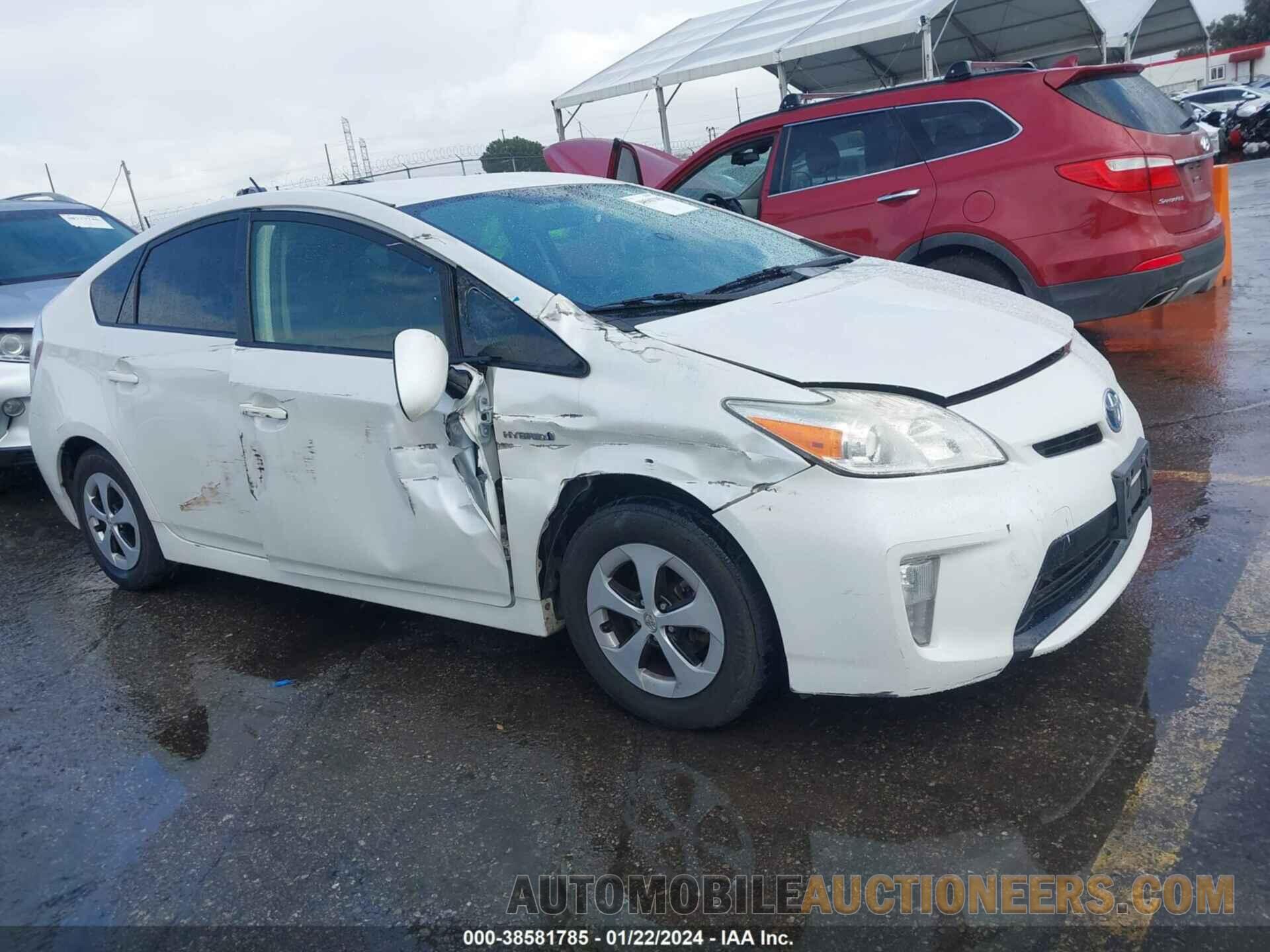 JTDKN3DU6F0402414 TOYOTA PRIUS 2015