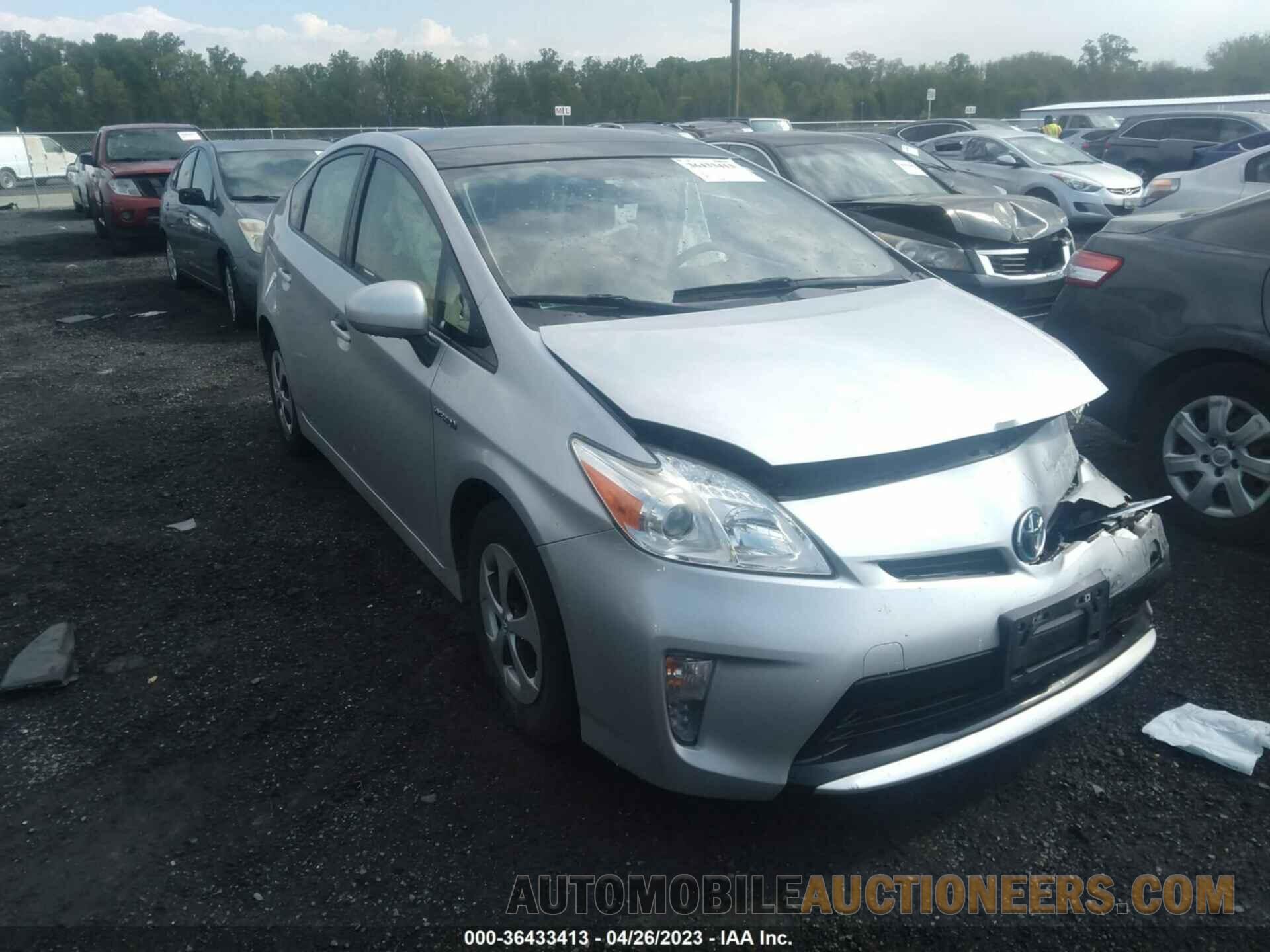 JTDKN3DU6F0417222 TOYOTA PRIUS 2015