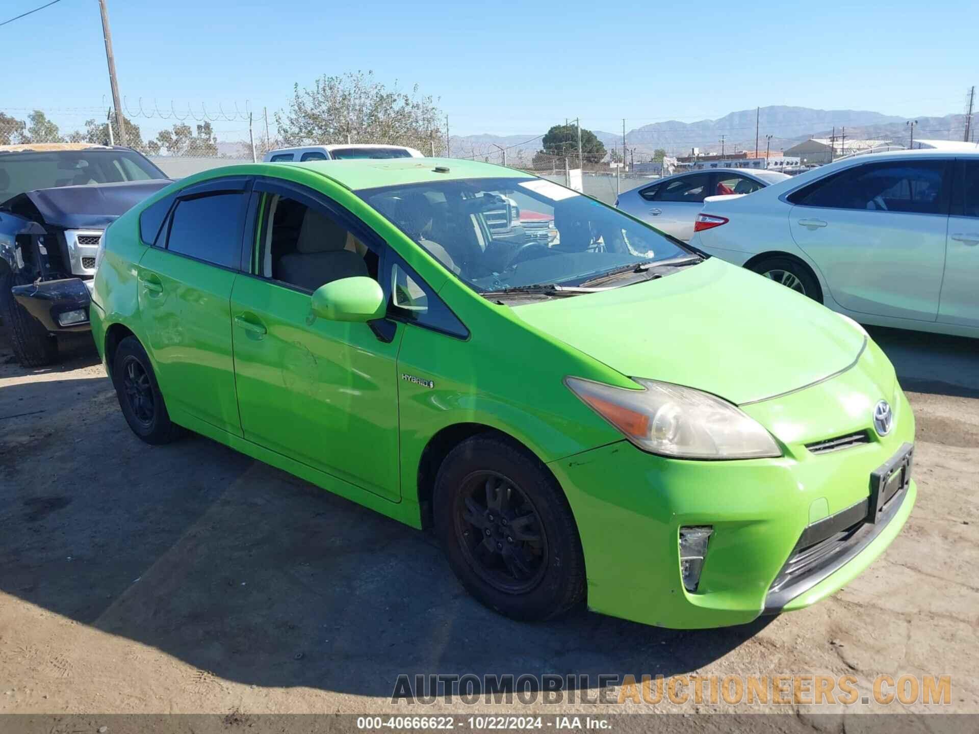 JTDKN3DU6F0421092 TOYOTA PRIUS 2015