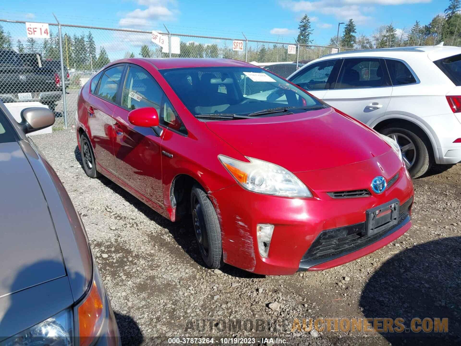 JTDKN3DU6F0431833 TOYOTA PRIUS 2015