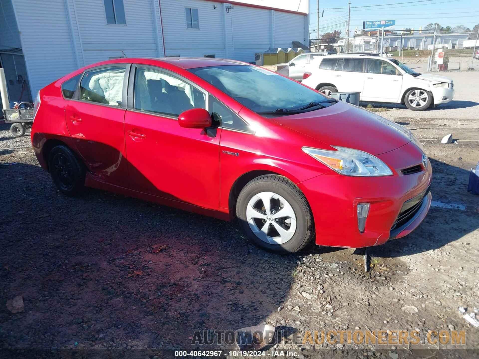 JTDKN3DU6F0442508 TOYOTA PRIUS 2015