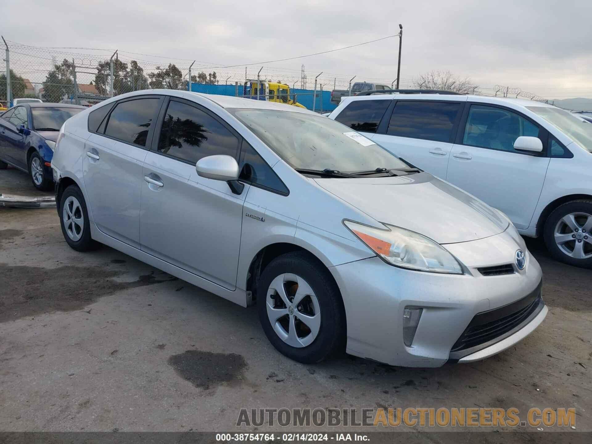 JTDKN3DU6F0446705 TOYOTA PRIUS 2015