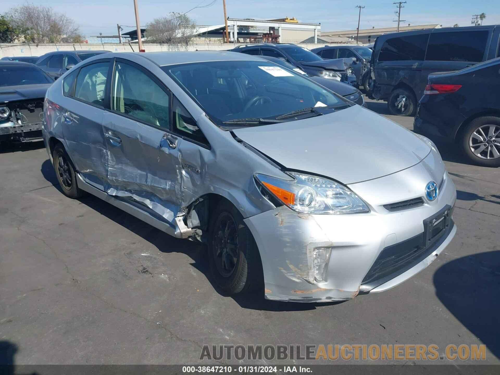 JTDKN3DU6F0451600 TOYOTA PRIUS 2015