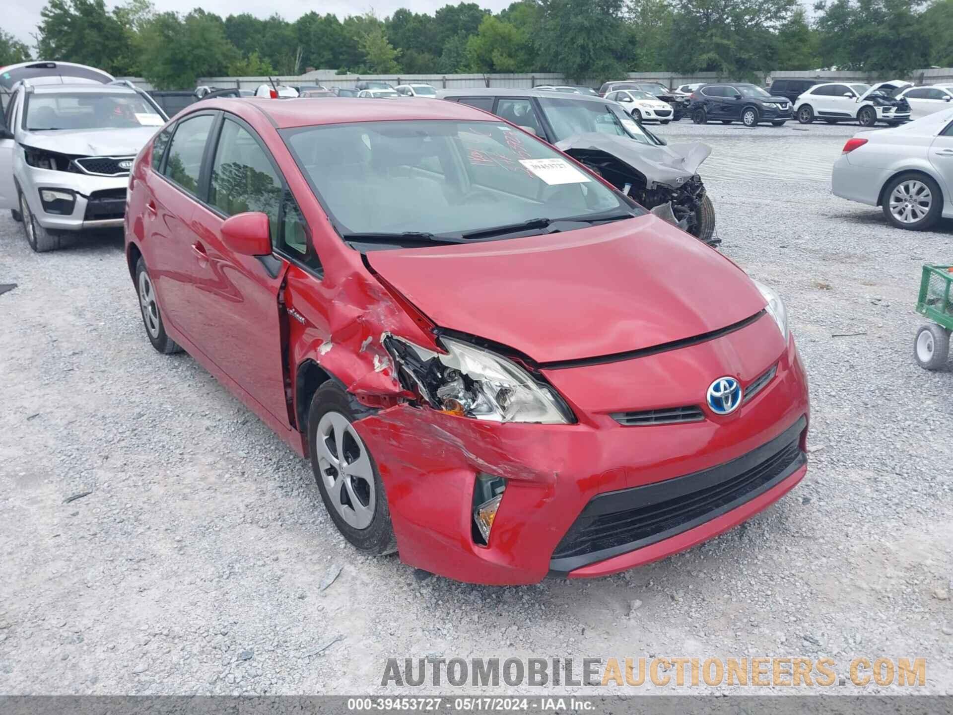 JTDKN3DU6F0462290 TOYOTA PRIUS 2015