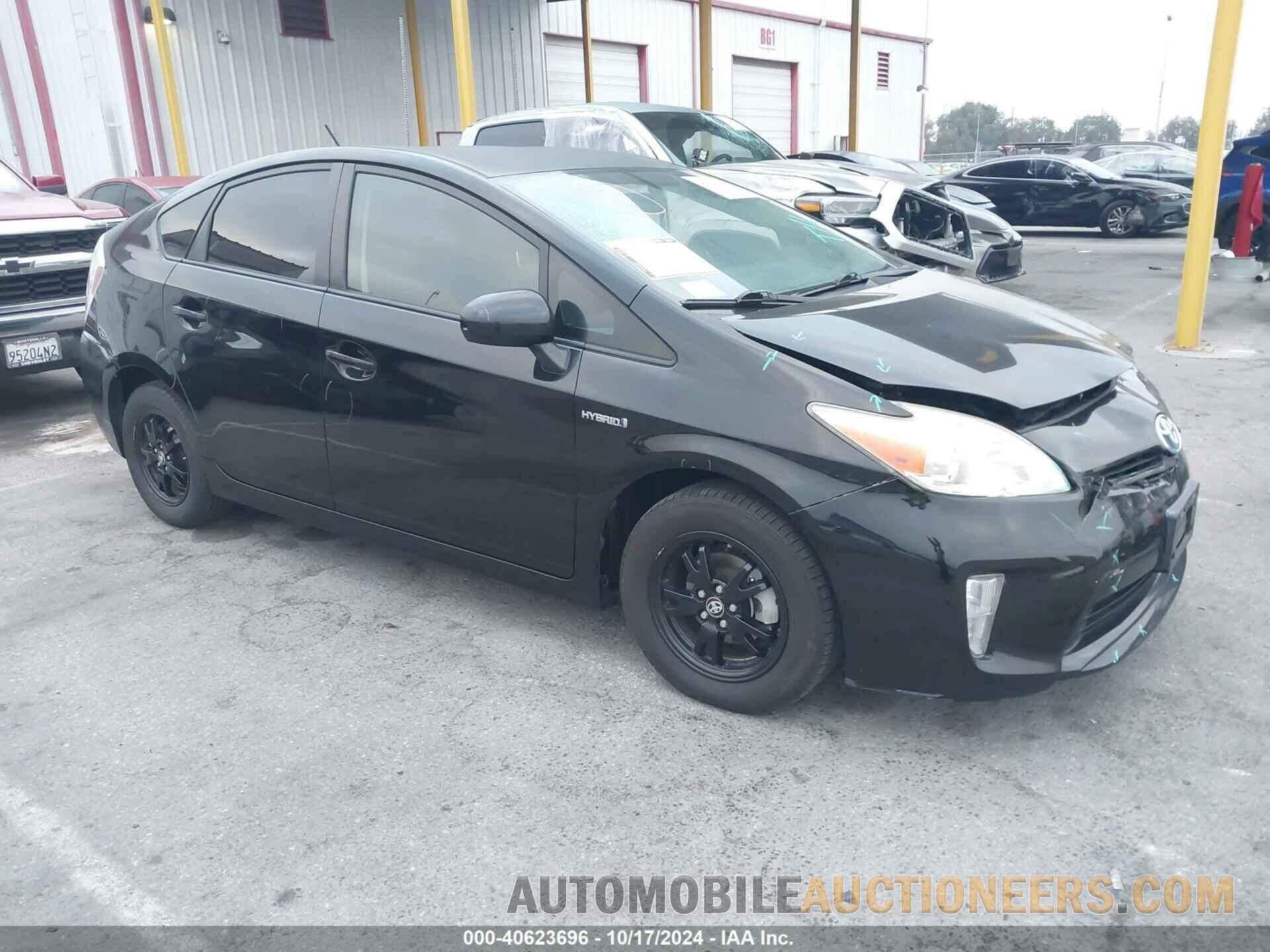 JTDKN3DU6F1891794 TOYOTA PRIUS 2015