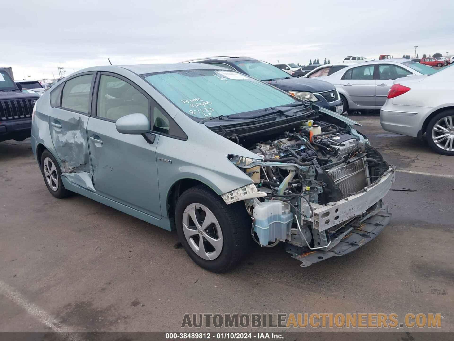 JTDKN3DU6F1910053 TOYOTA PRIUS 2015