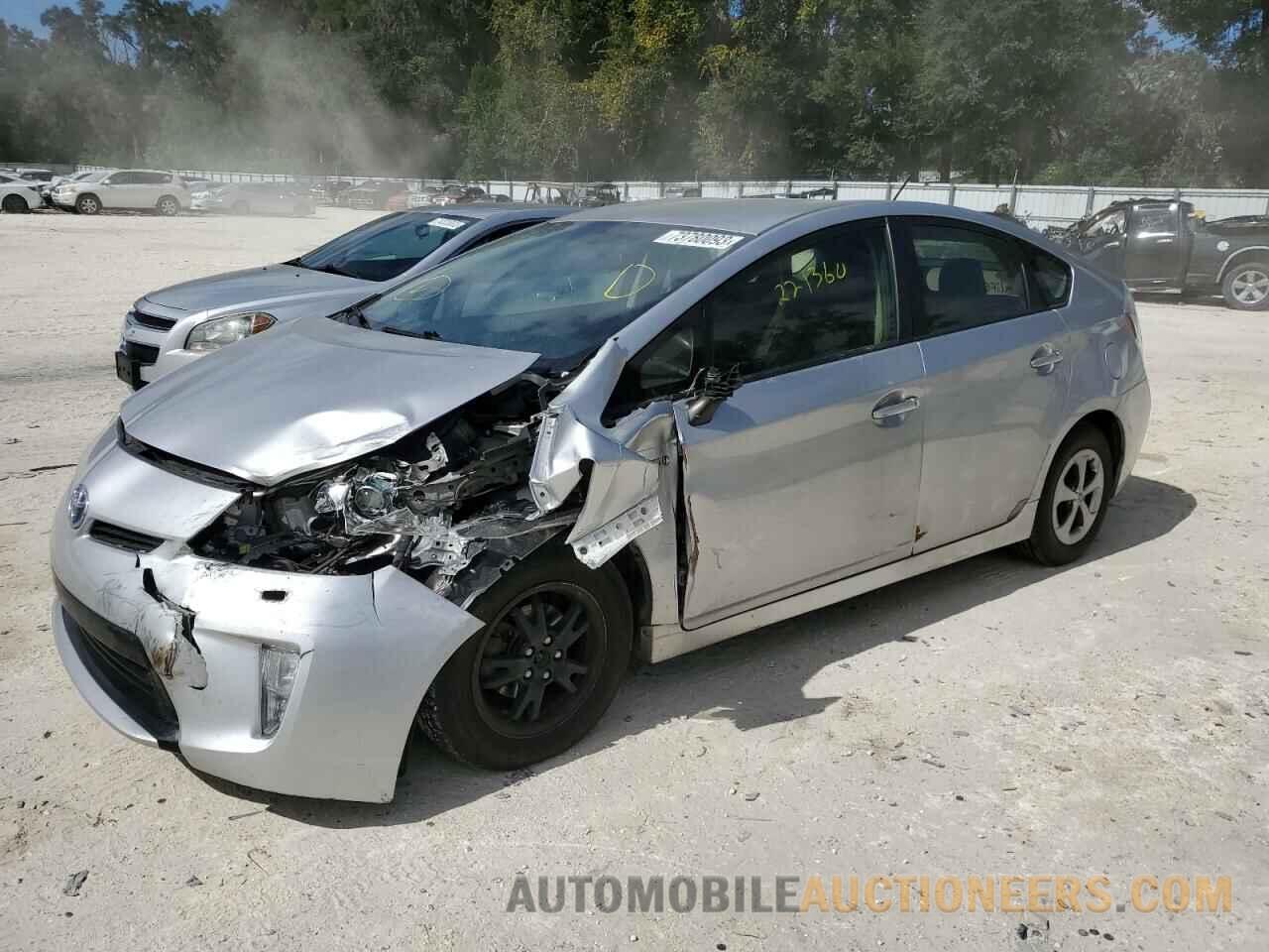 JTDKN3DU6F1915804 TOYOTA PRIUS 2015