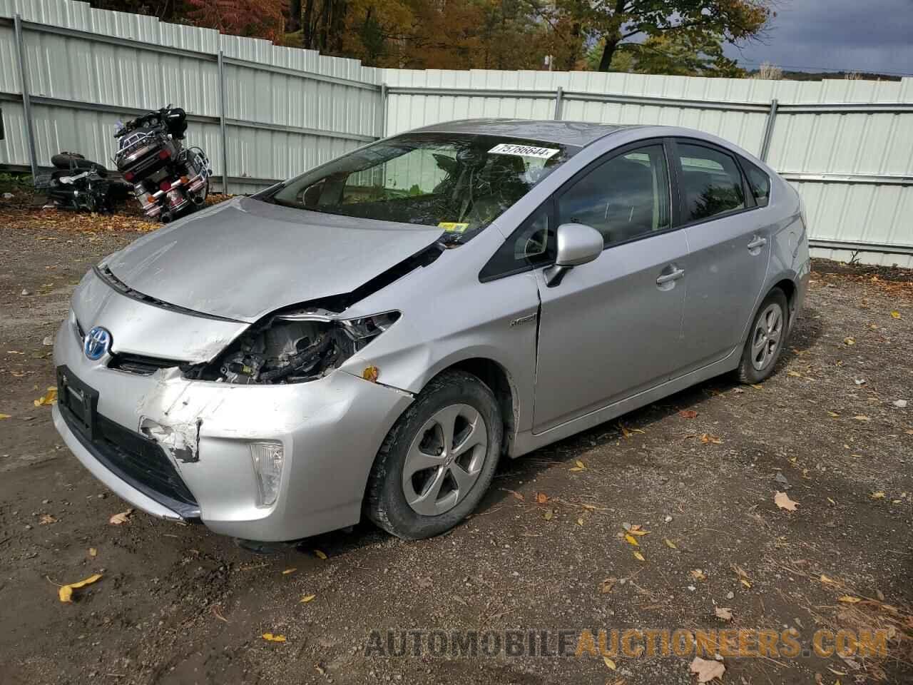 JTDKN3DU6F1915849 TOYOTA PRIUS 2015