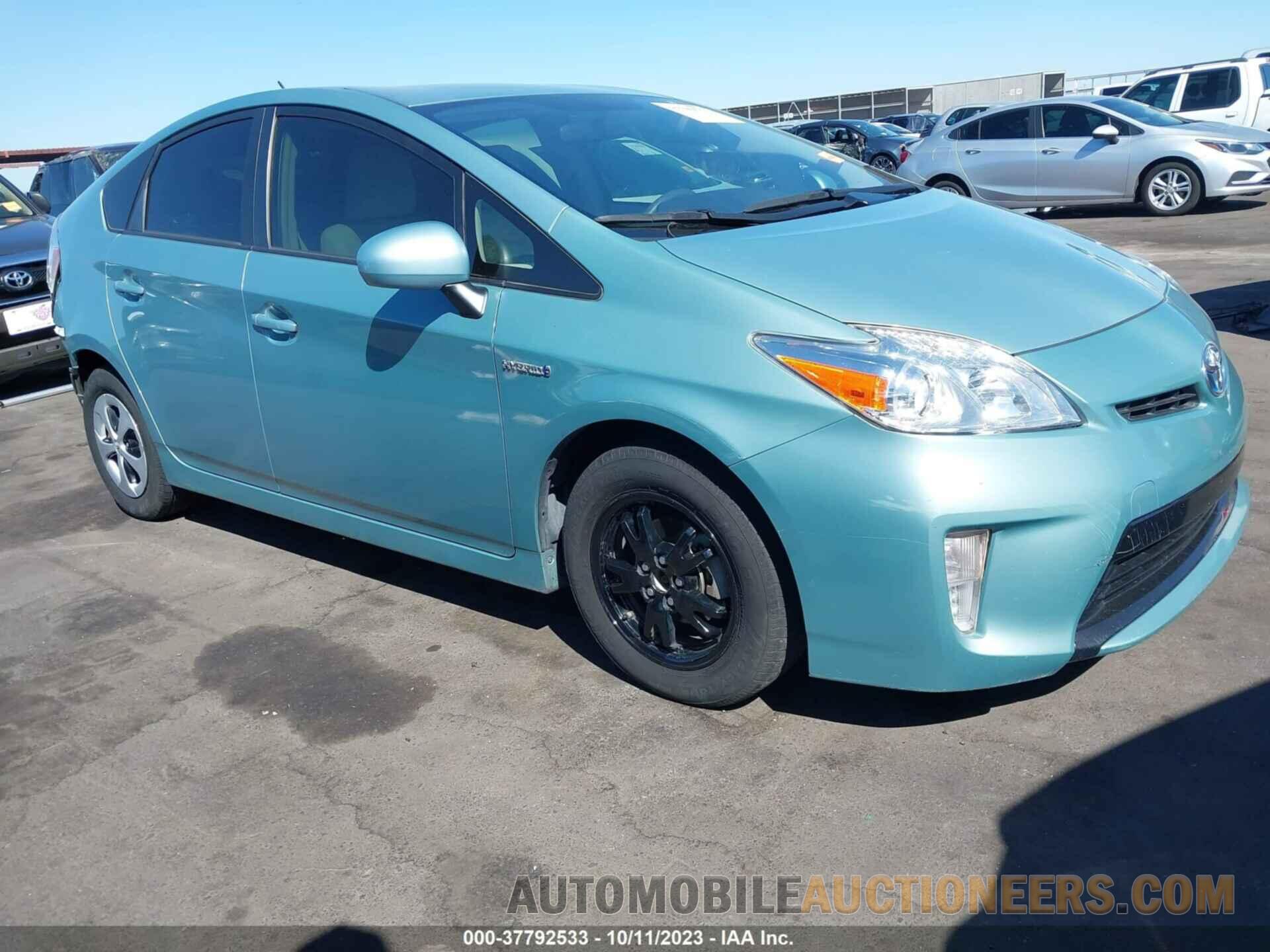 JTDKN3DU6F1920341 TOYOTA PRIUS 2015