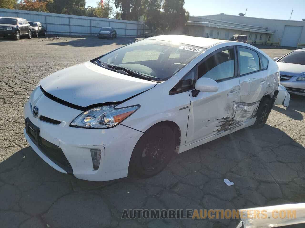 JTDKN3DU6F1947152 TOYOTA PRIUS 2015