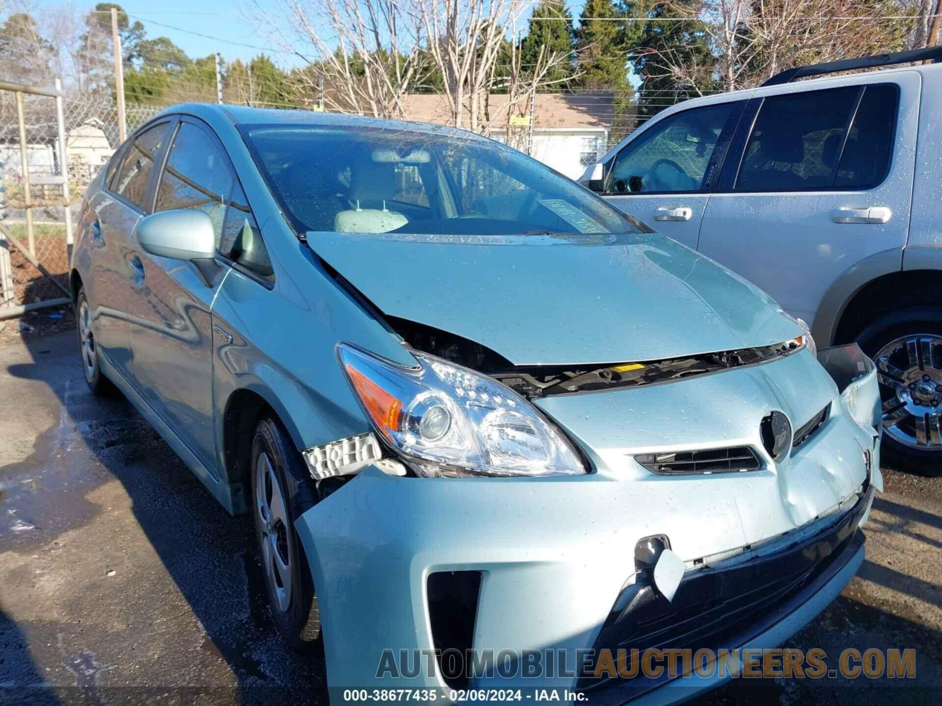 JTDKN3DU6F1948320 TOYOTA PRIUS 2015